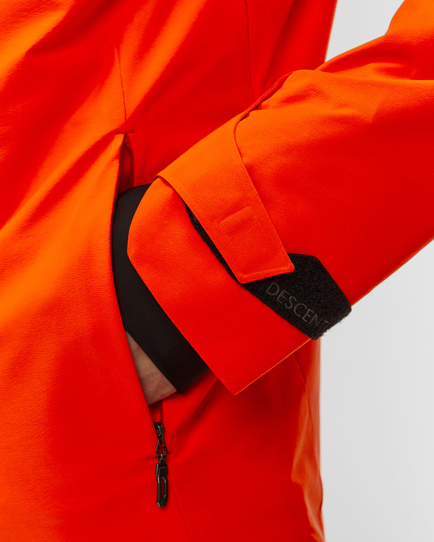 Kurtka narciarska męska Descente Stream pomarańczowa