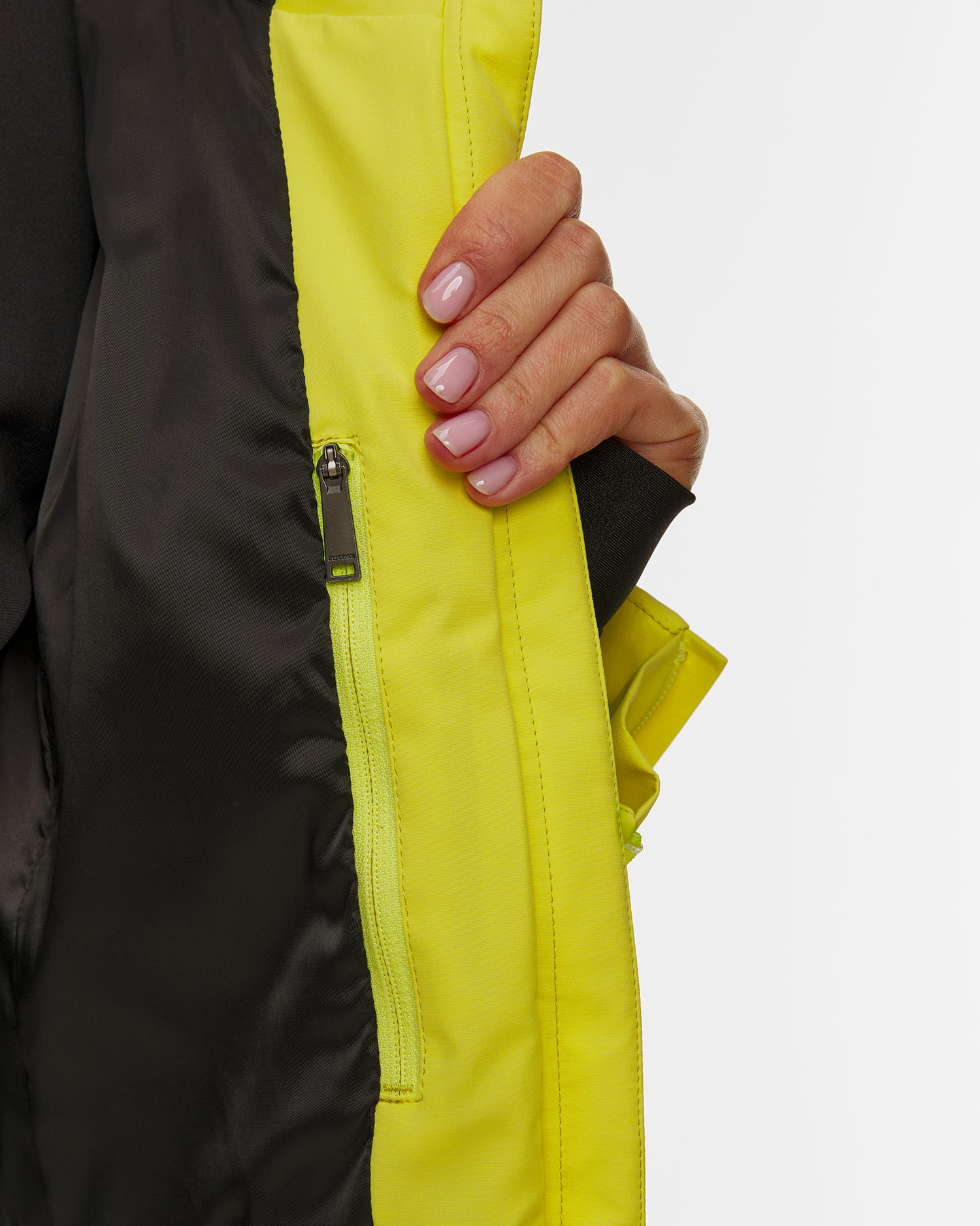 Kurtka narciarska damska Descente Puff Jacket żółta