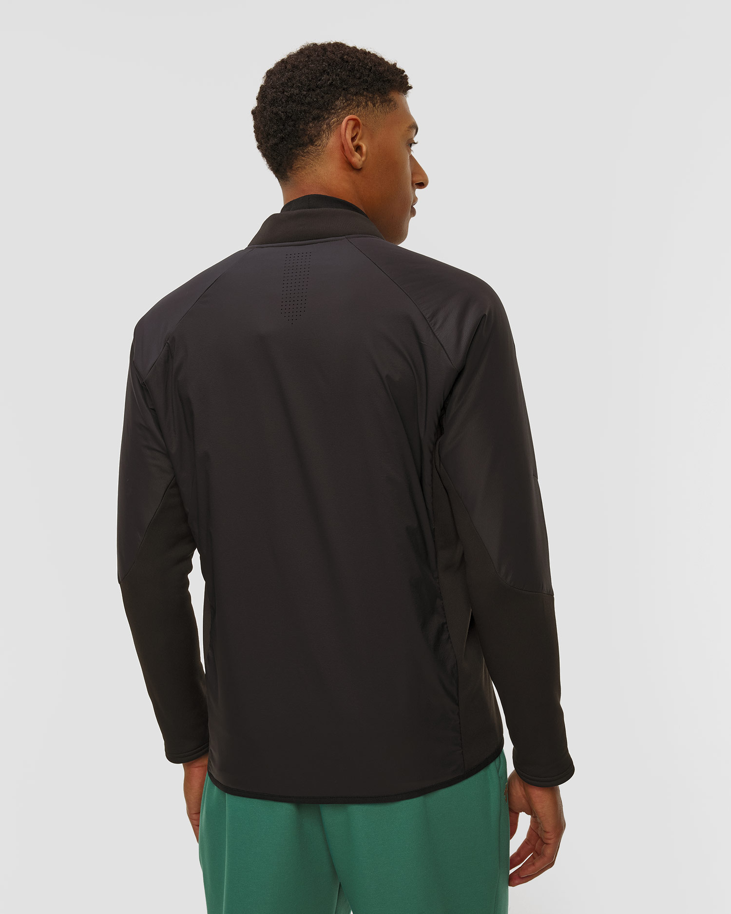 Bluza techniczna męska Descente Stretch Light Puff Midlayer czarna