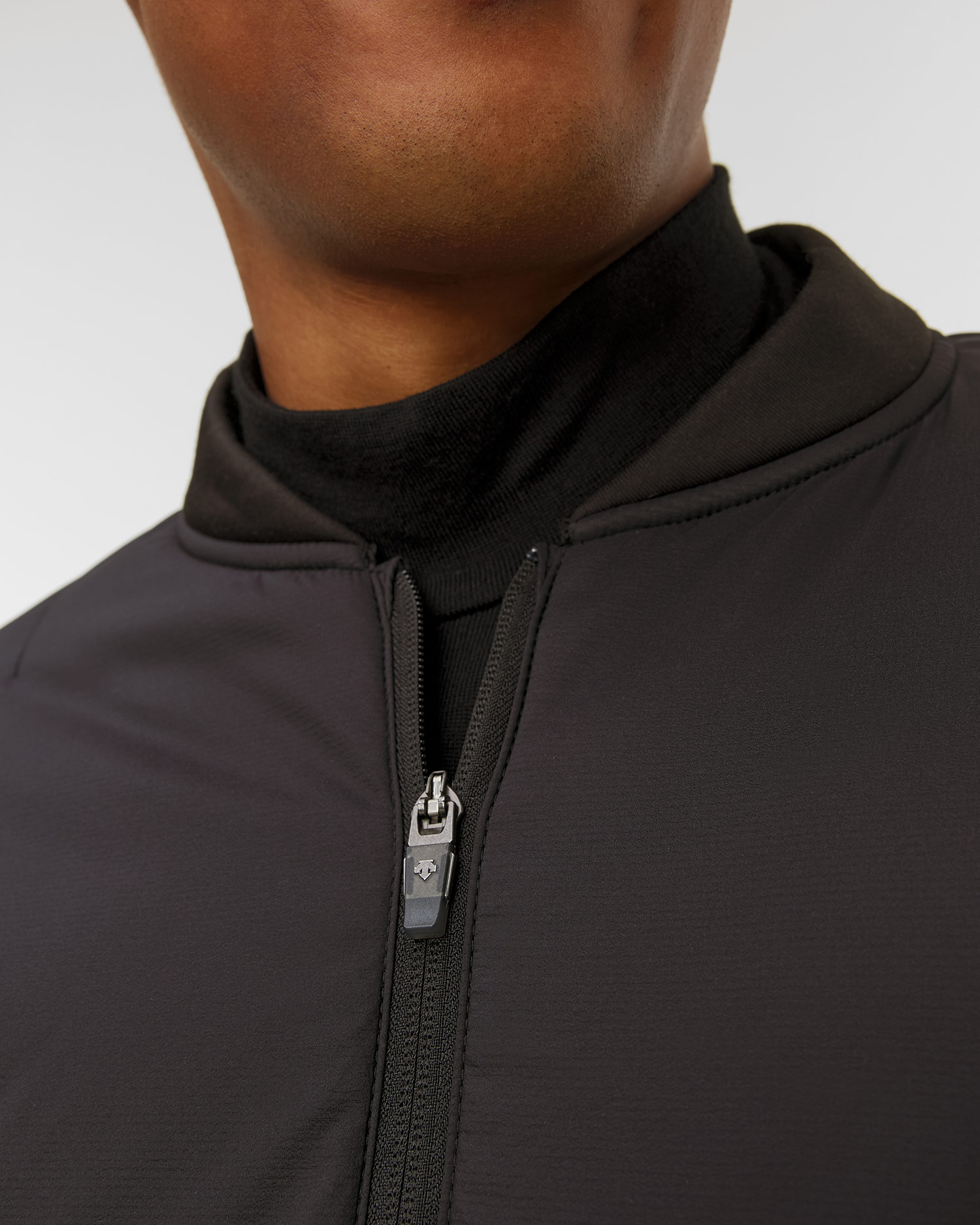 Bluza techniczna męska Descente Stretch Light Puff Midlayer czarna