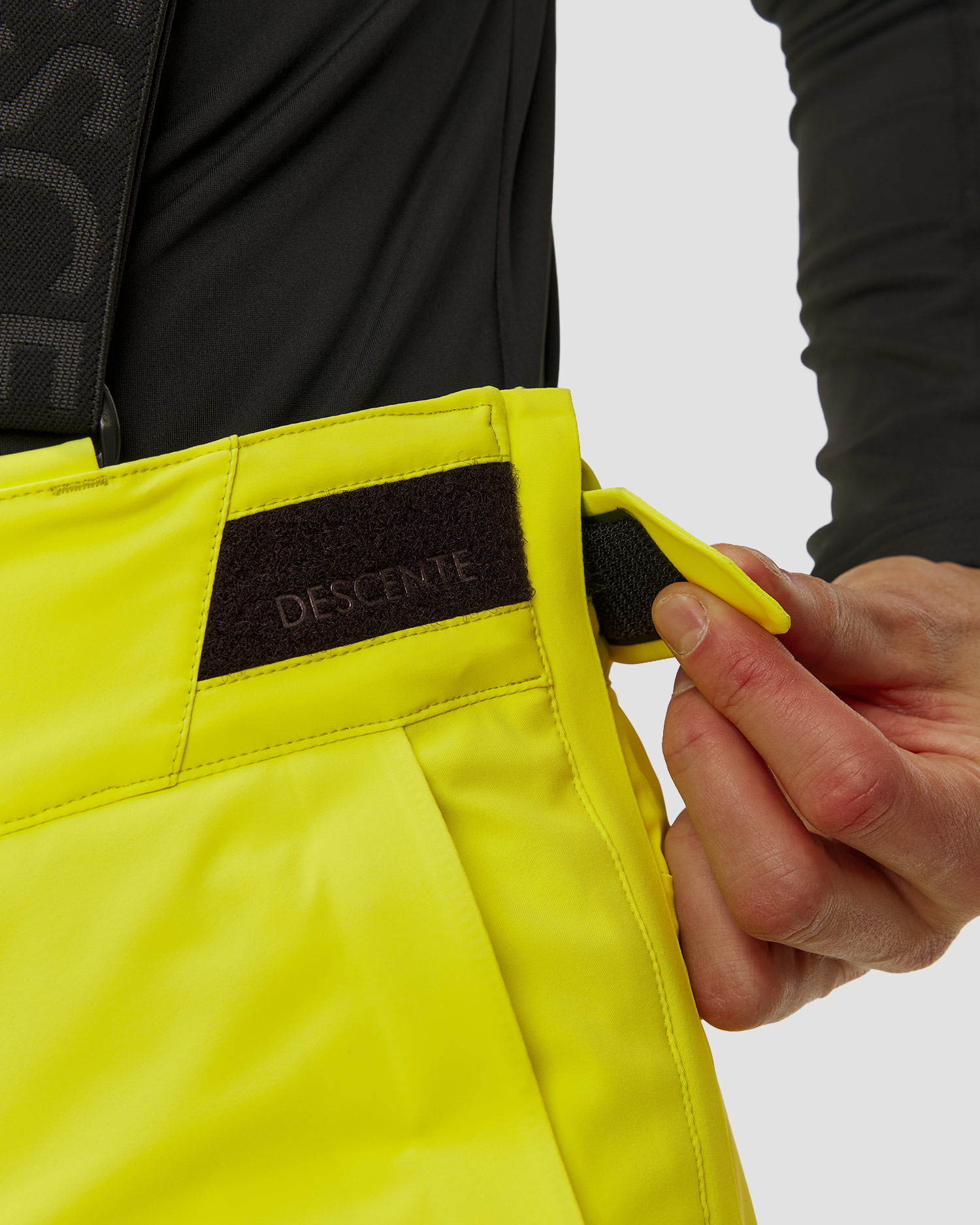 Spodnie narciarskie męskie Descente Swiss Wide Pants żółte