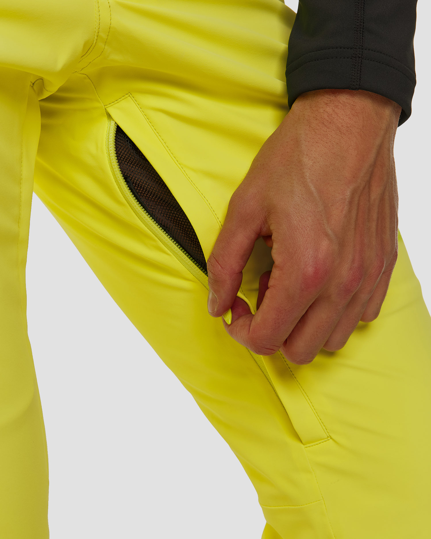 Spodnie narciarskie męskie Descente Swiss Wide Pants żółte