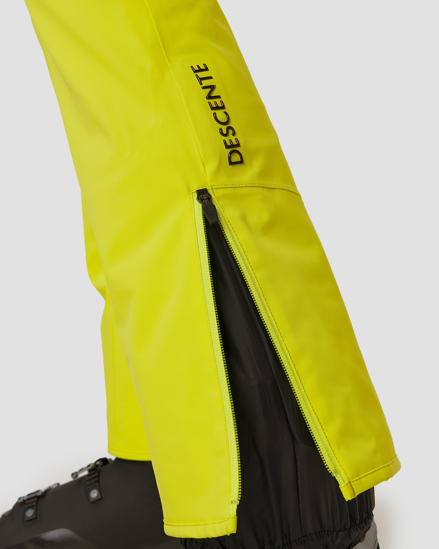 Spodnie narciarskie męskie Descente Swiss Wide Pants żółte