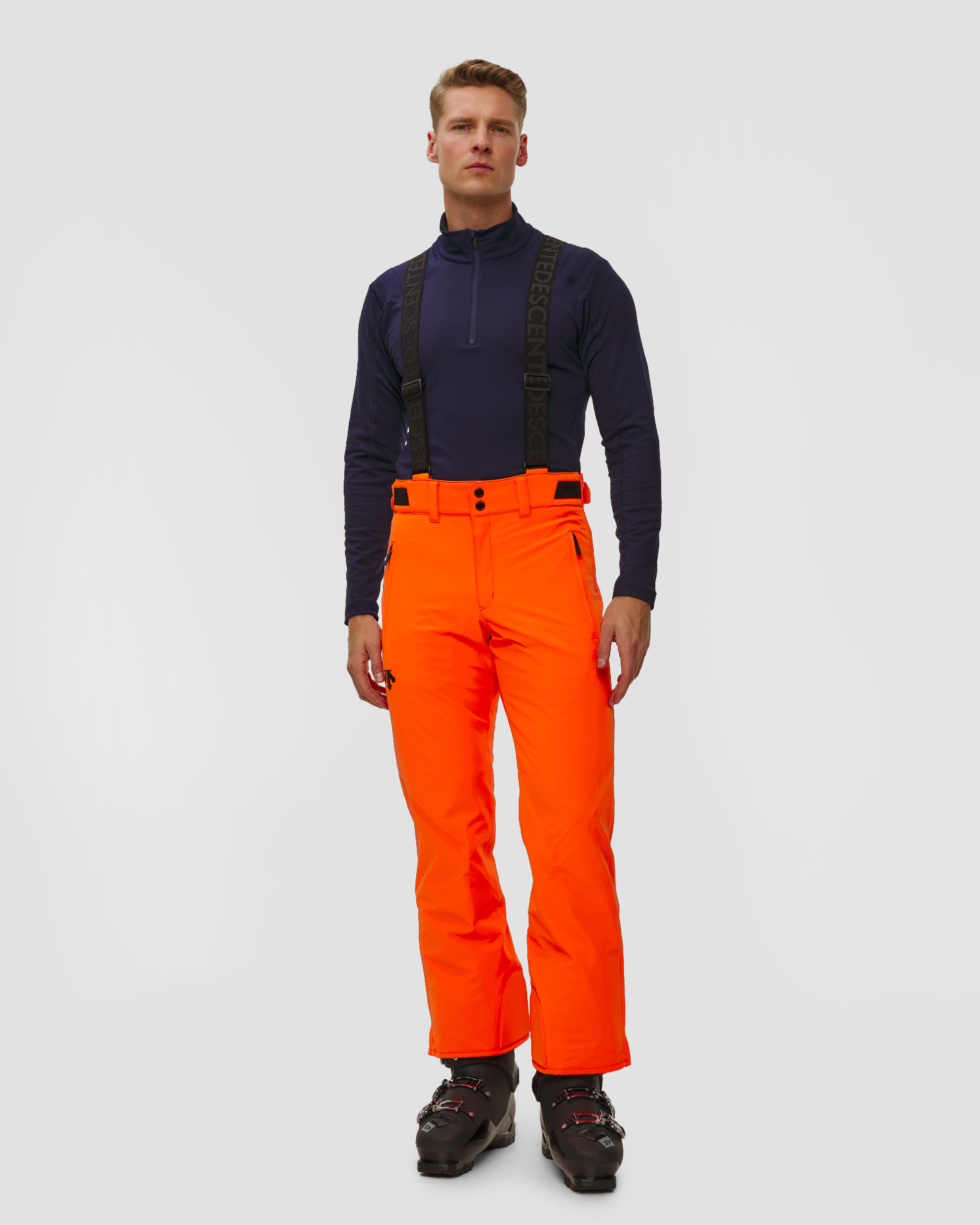 Pánske lyžiarske nohavice Descente Smooth Pants oranžové