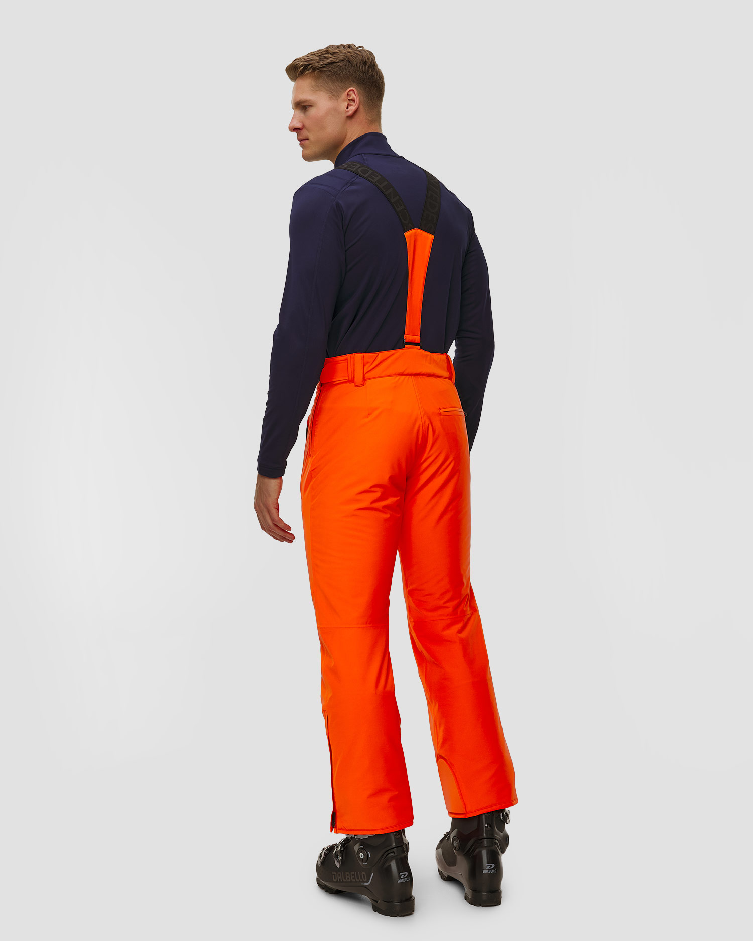 Spodnie narciarskie męskie Descente Smooth Pants pomarańczowe