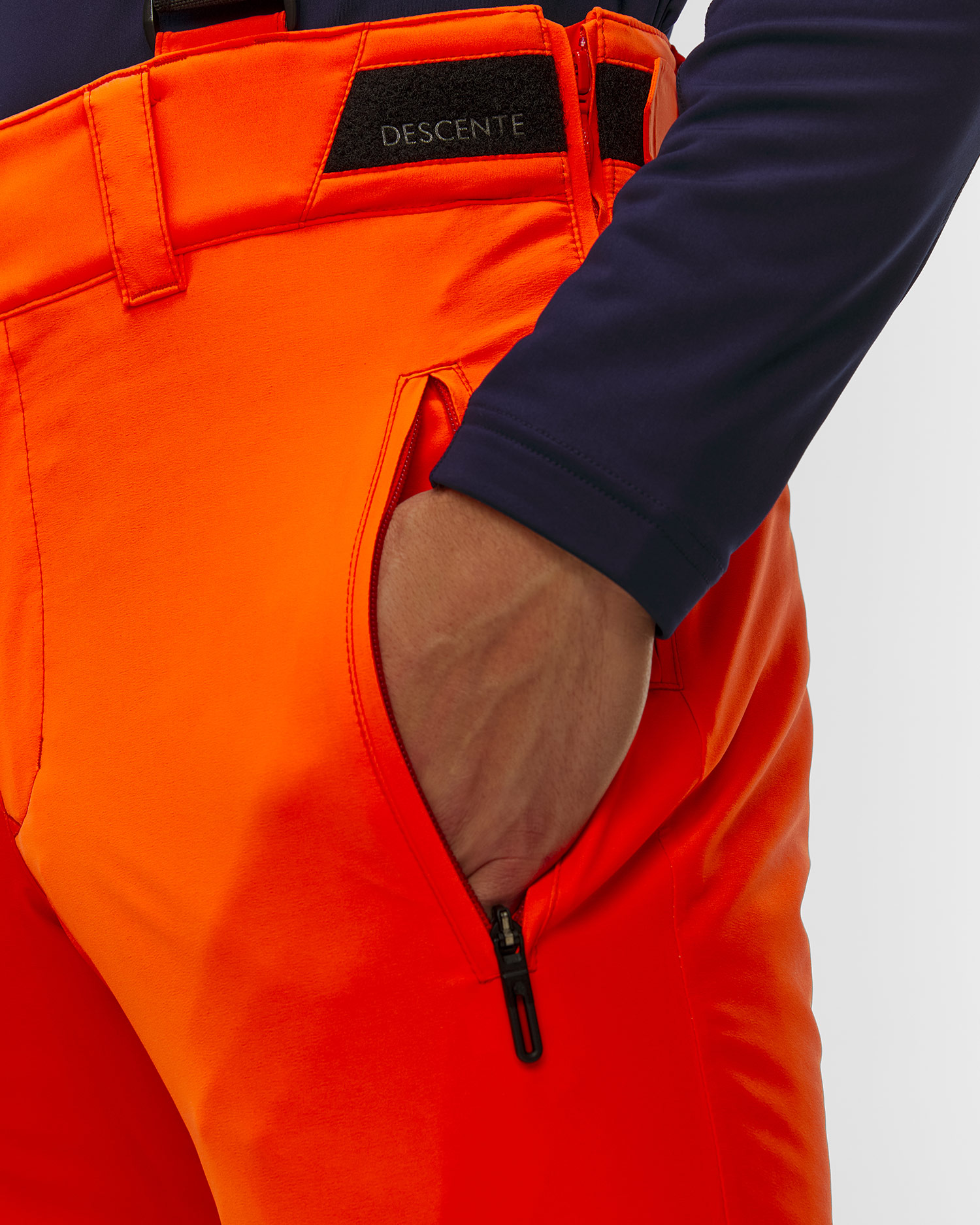 Pánske lyžiarske nohavice Descente Smooth Pants oranžové