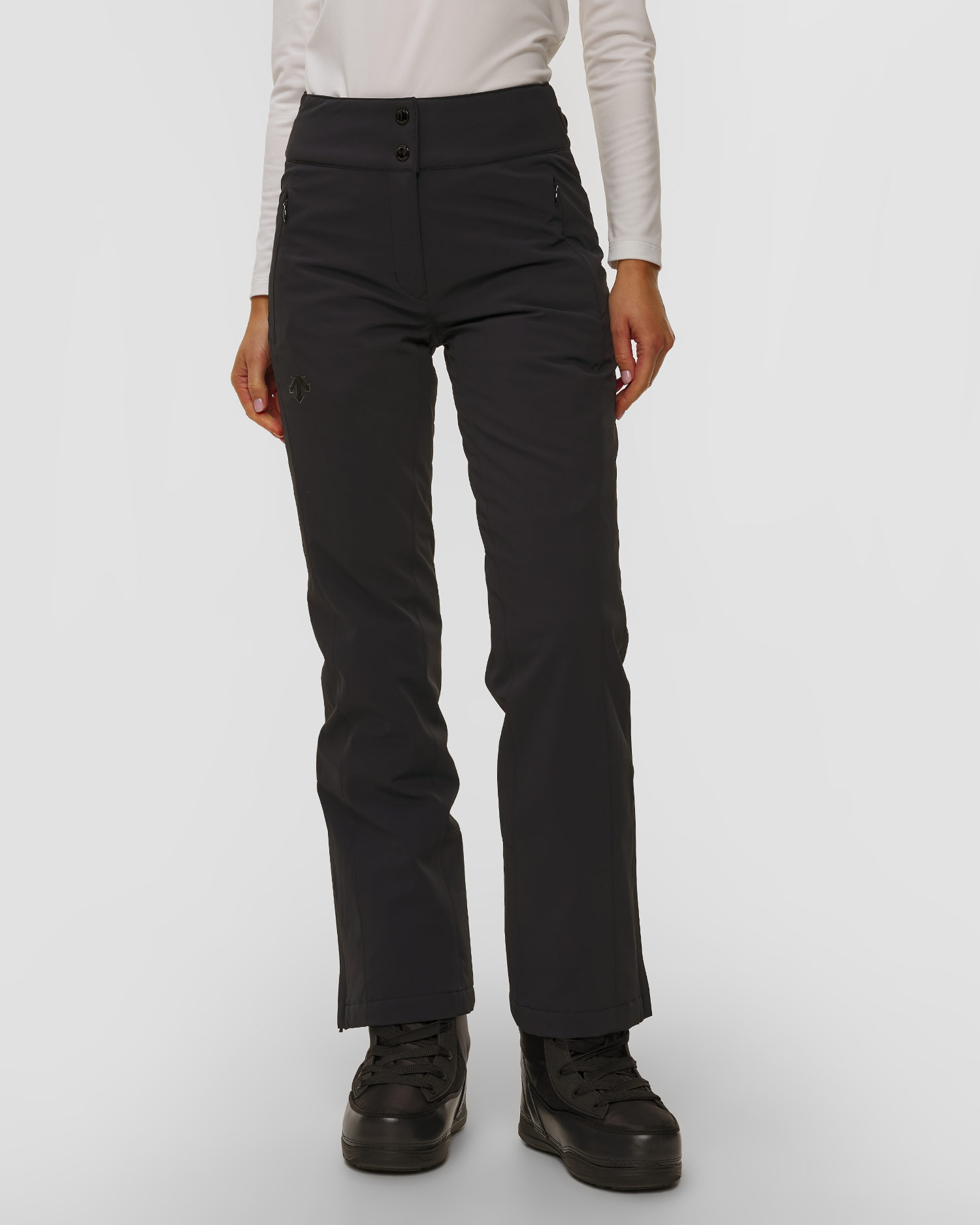 Spodnie narciarskie z wysokim stanem Descente Insulated Pants czarne