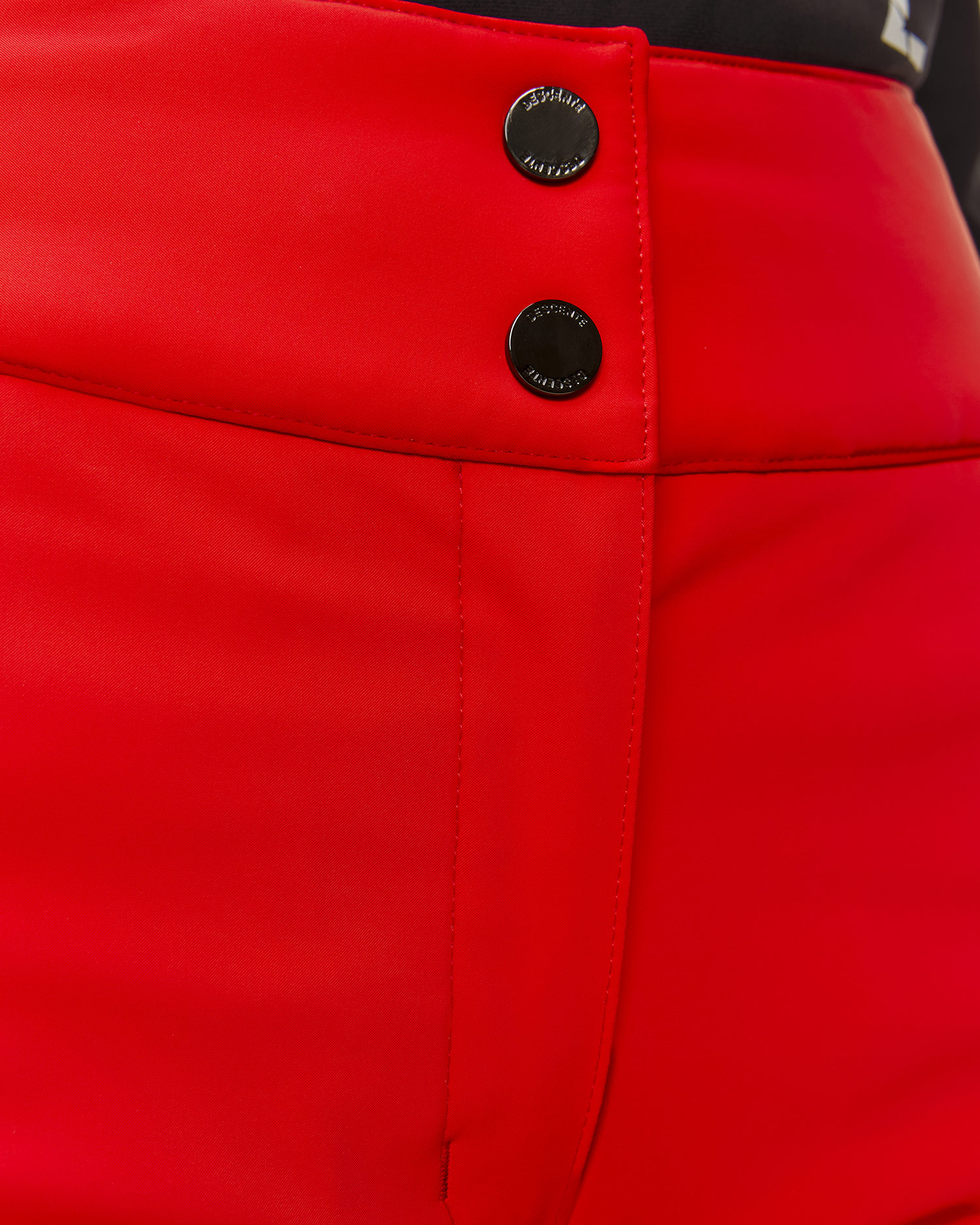 Spodnie narciarskie z wysokim stanem damskie Descente Insulated Pants czerwone