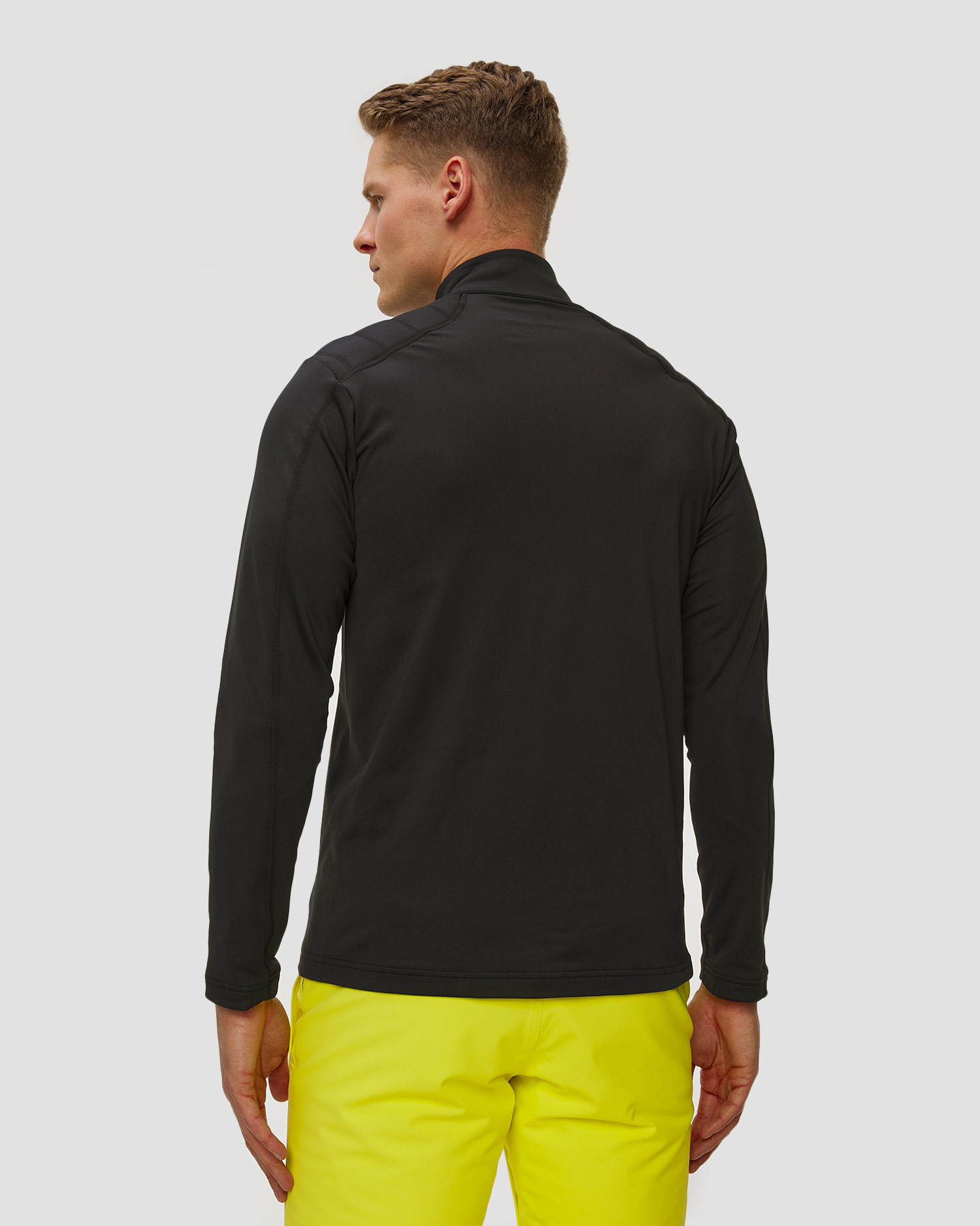 Golf narciarski męski Descente Mens T-Neck czarny