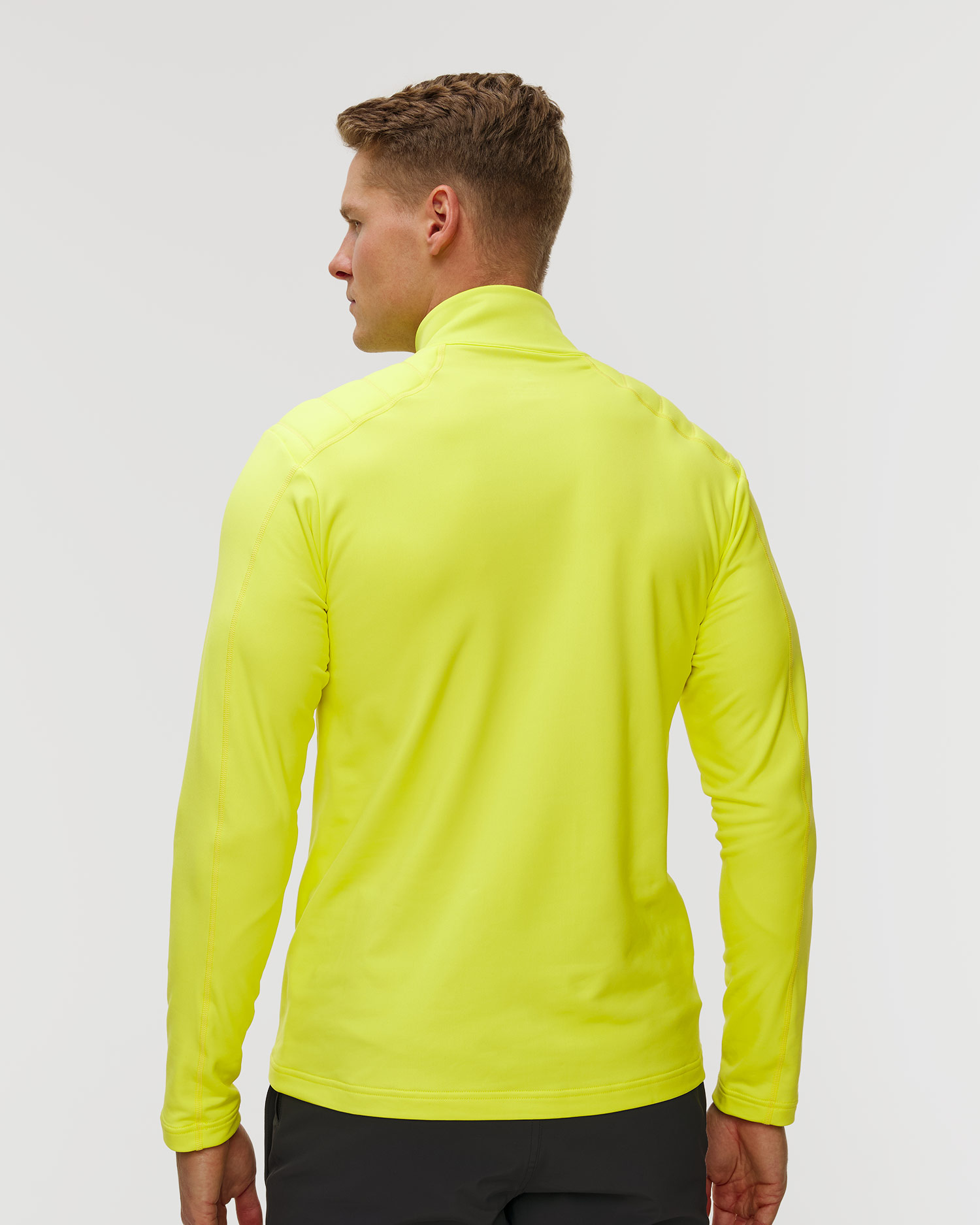 Golf narciarski męski Descente Mens T-Neck żółty