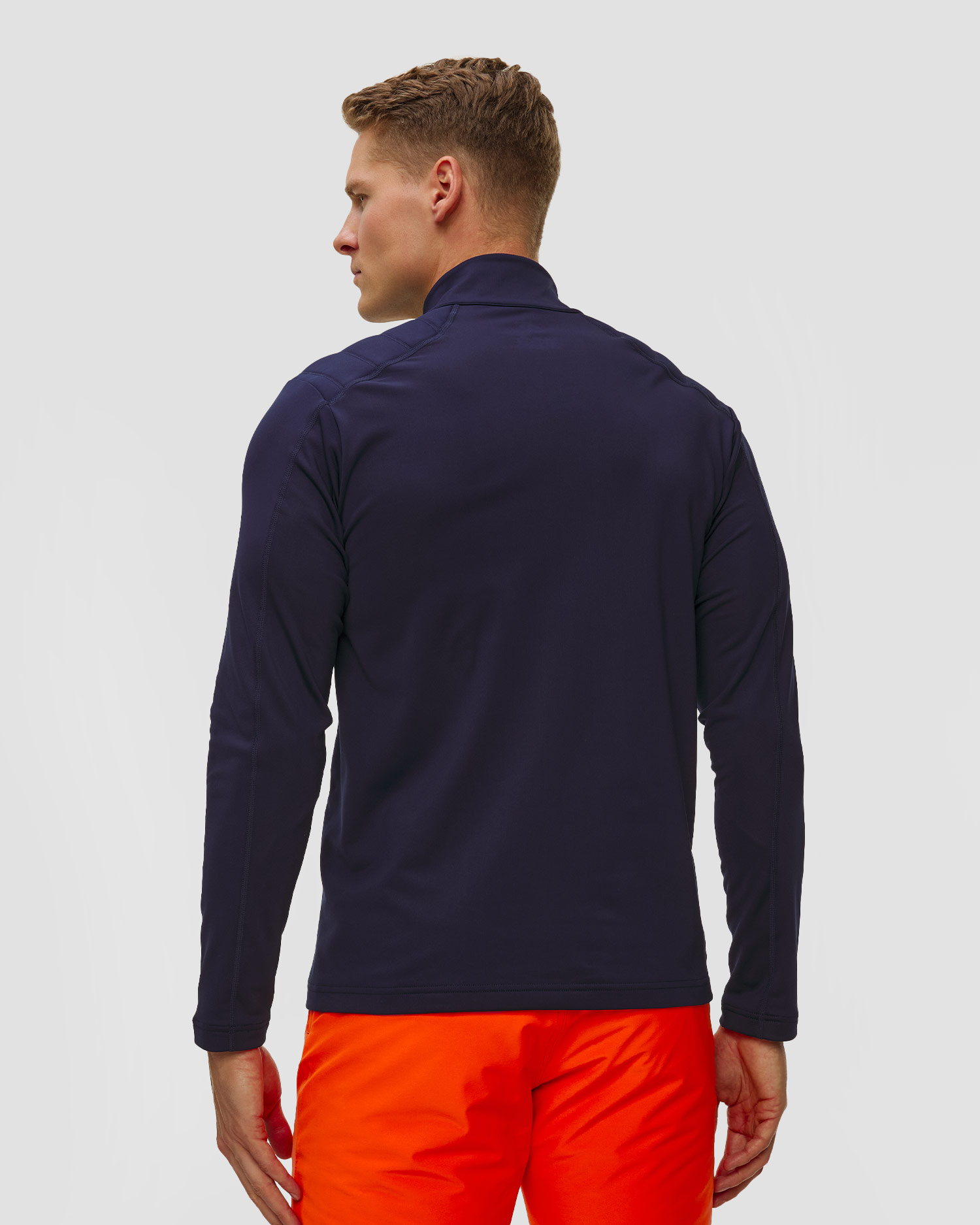 Golf narciarski męski Descente Mens T-Neck granatowy