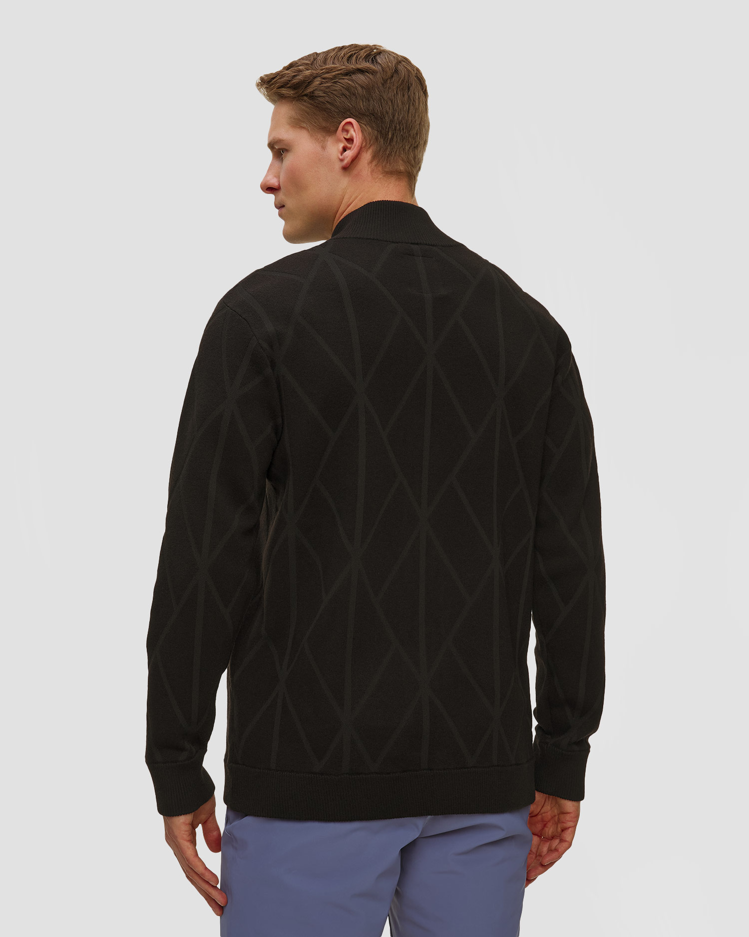 Descente Full Zip Sweater Herrenpullover in Schwarz