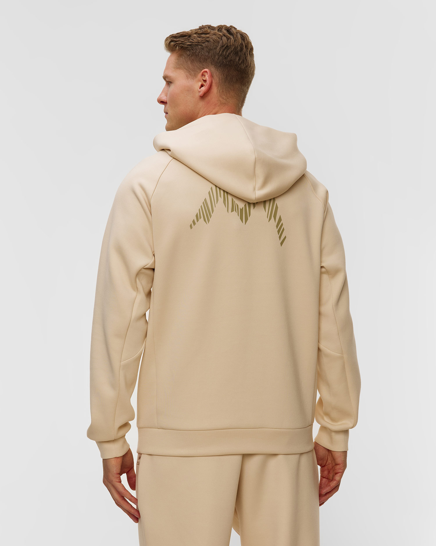 Pánska mikina s kapucňou Descente Marco Sweat Hoodie béžová