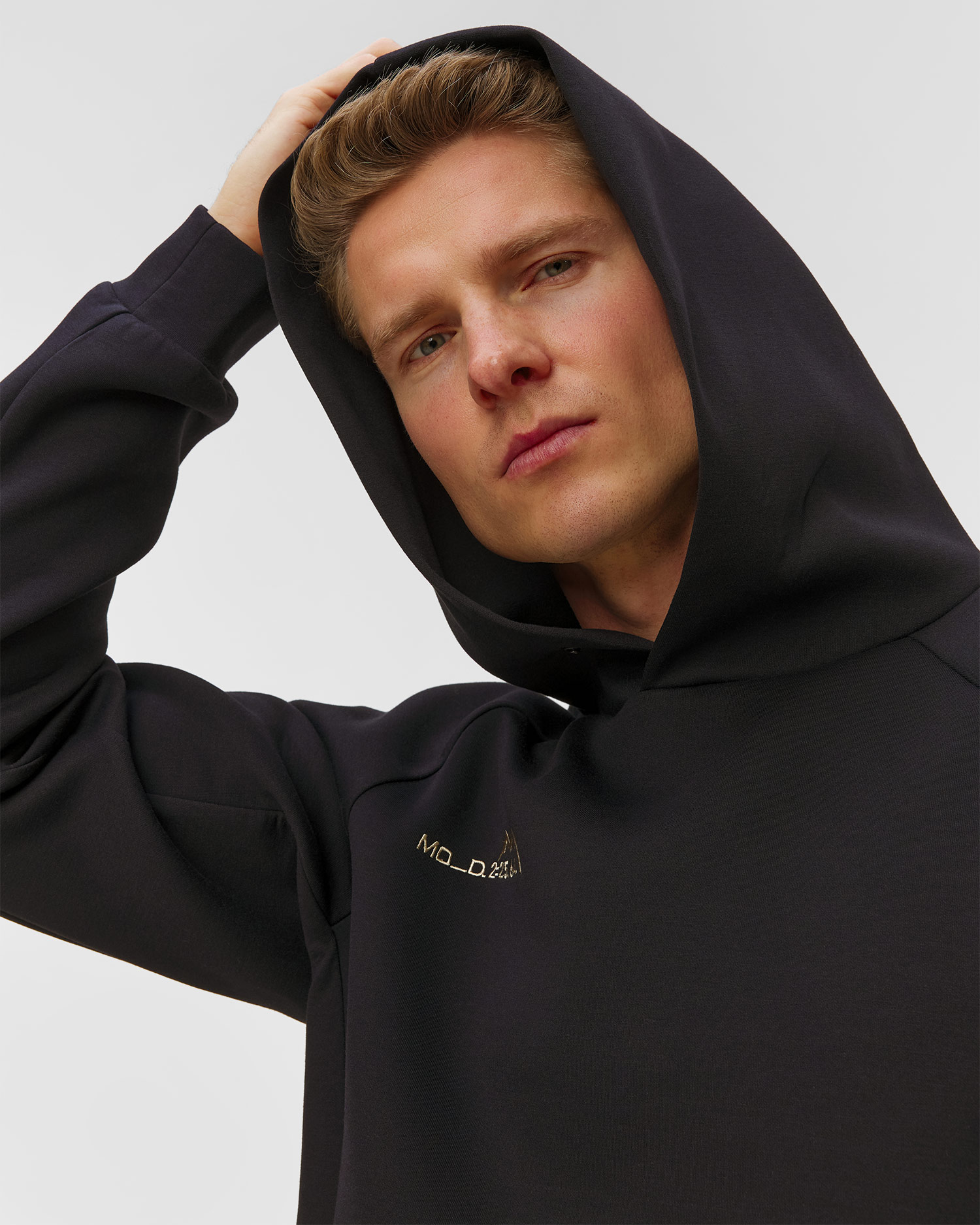 Pánska mikina s kapucňou Descente Marco Sweat Hoodie čierna