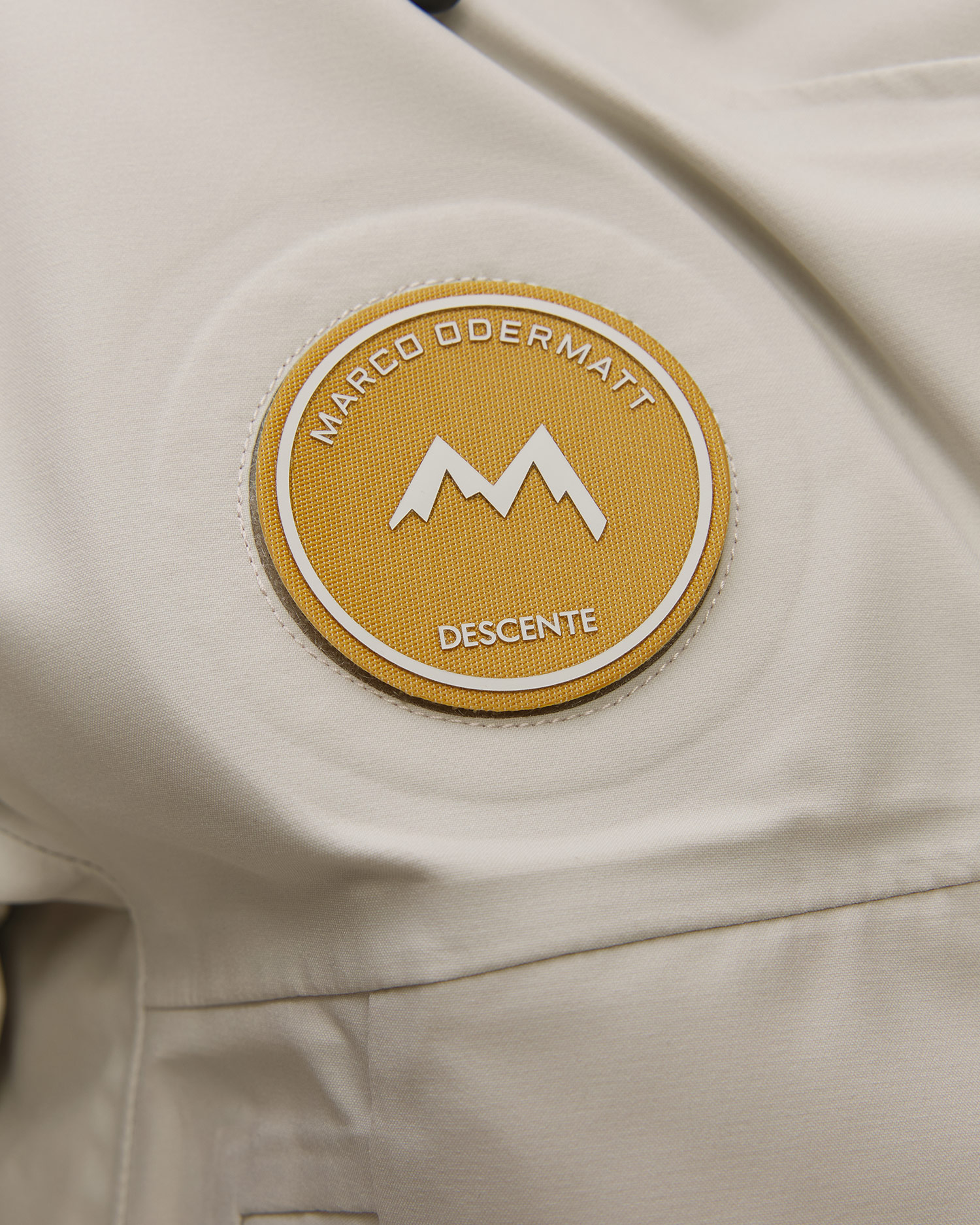 Kurtka narciarska hardsheel damska Descente S.I.O Shell 3L Jacket beżowa