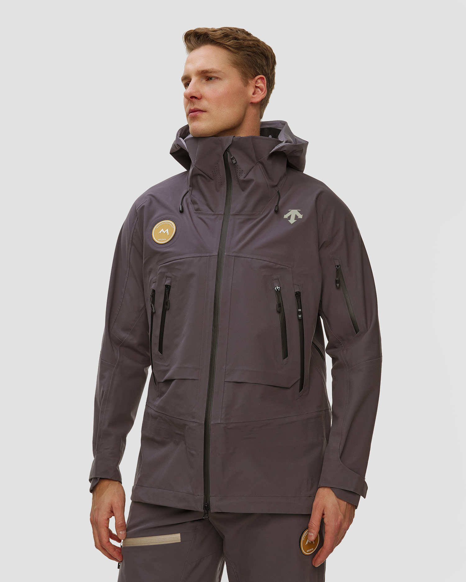 Kurtka narciarska hardsheel męska Descente S.I.O Shell 3L Jacket czarna