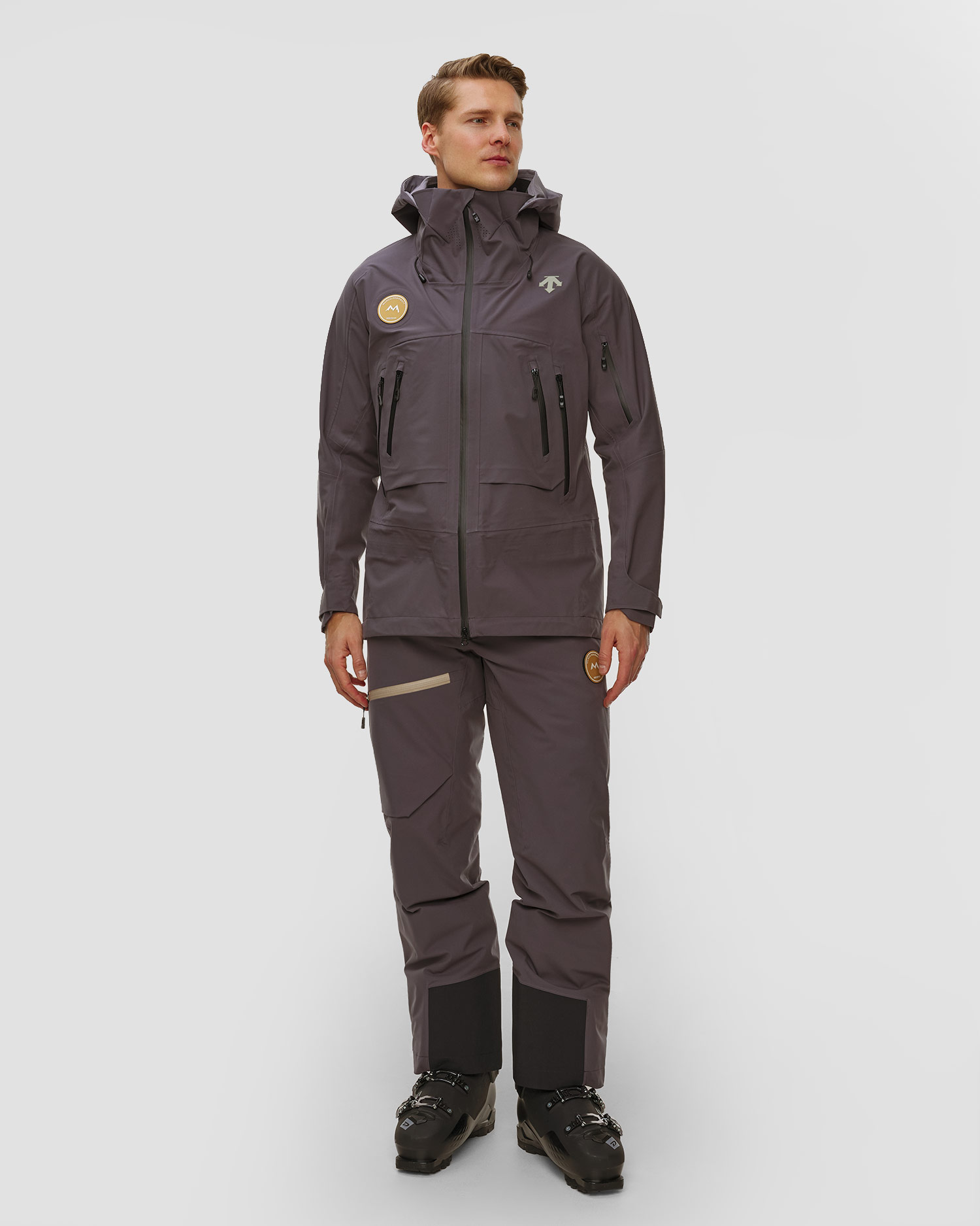 Kurtka narciarska hardsheel męska Descente S.I.O Shell 3L Jacket czarna