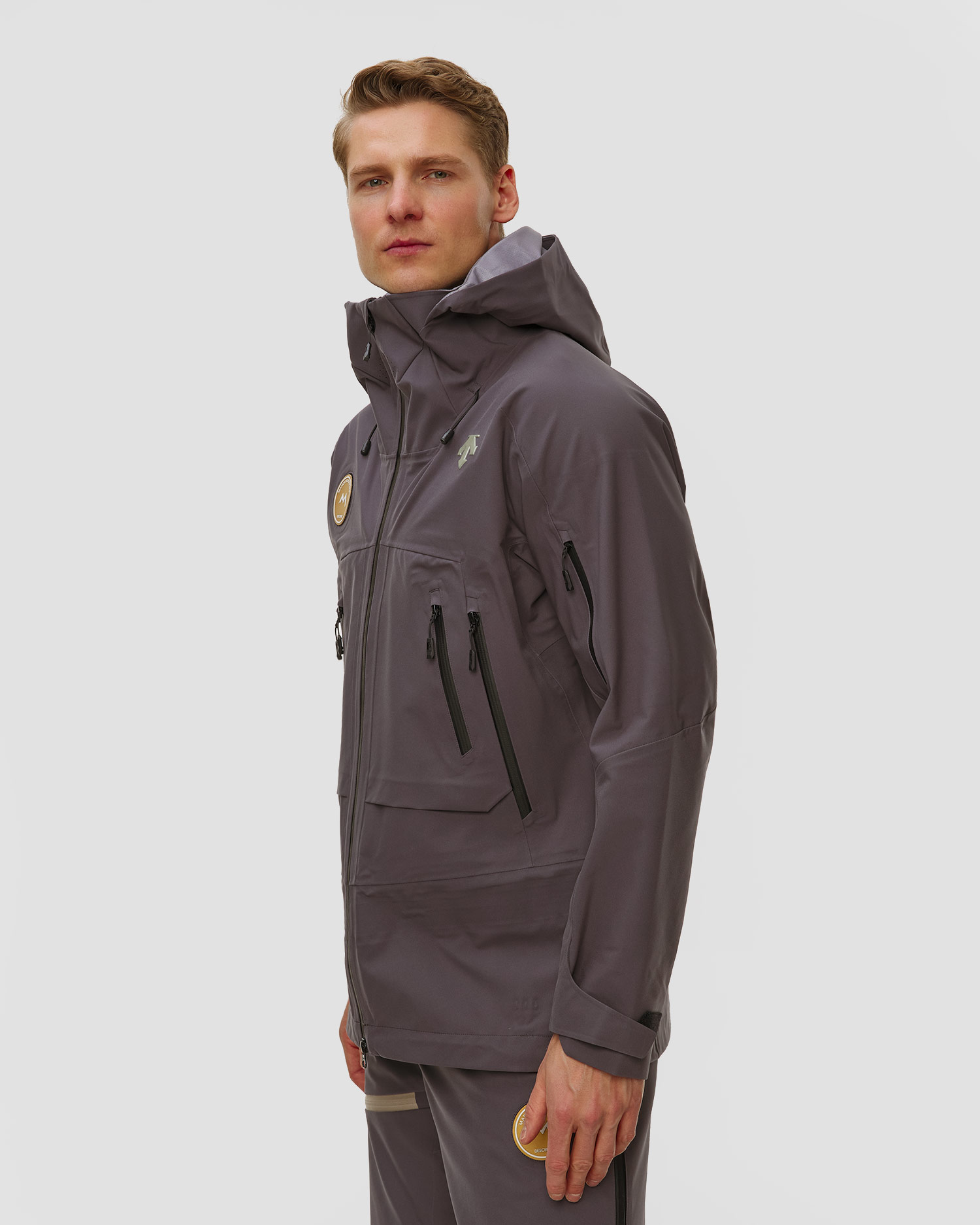 Kurtka narciarska hardsheel męska Descente S.I.O Shell 3L Jacket czarna