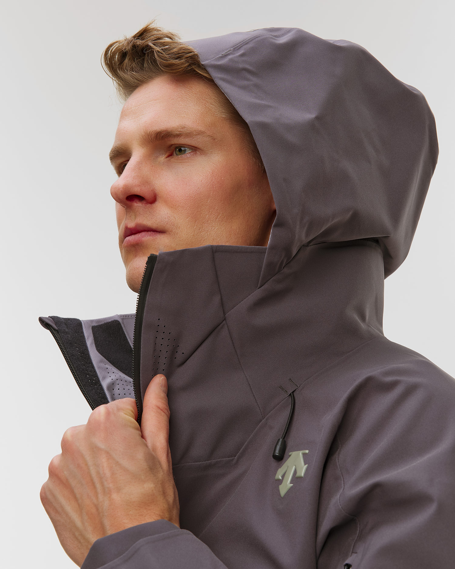 Kurtka narciarska hardsheel męska Descente S.I.O Shell 3L Jacket czarna