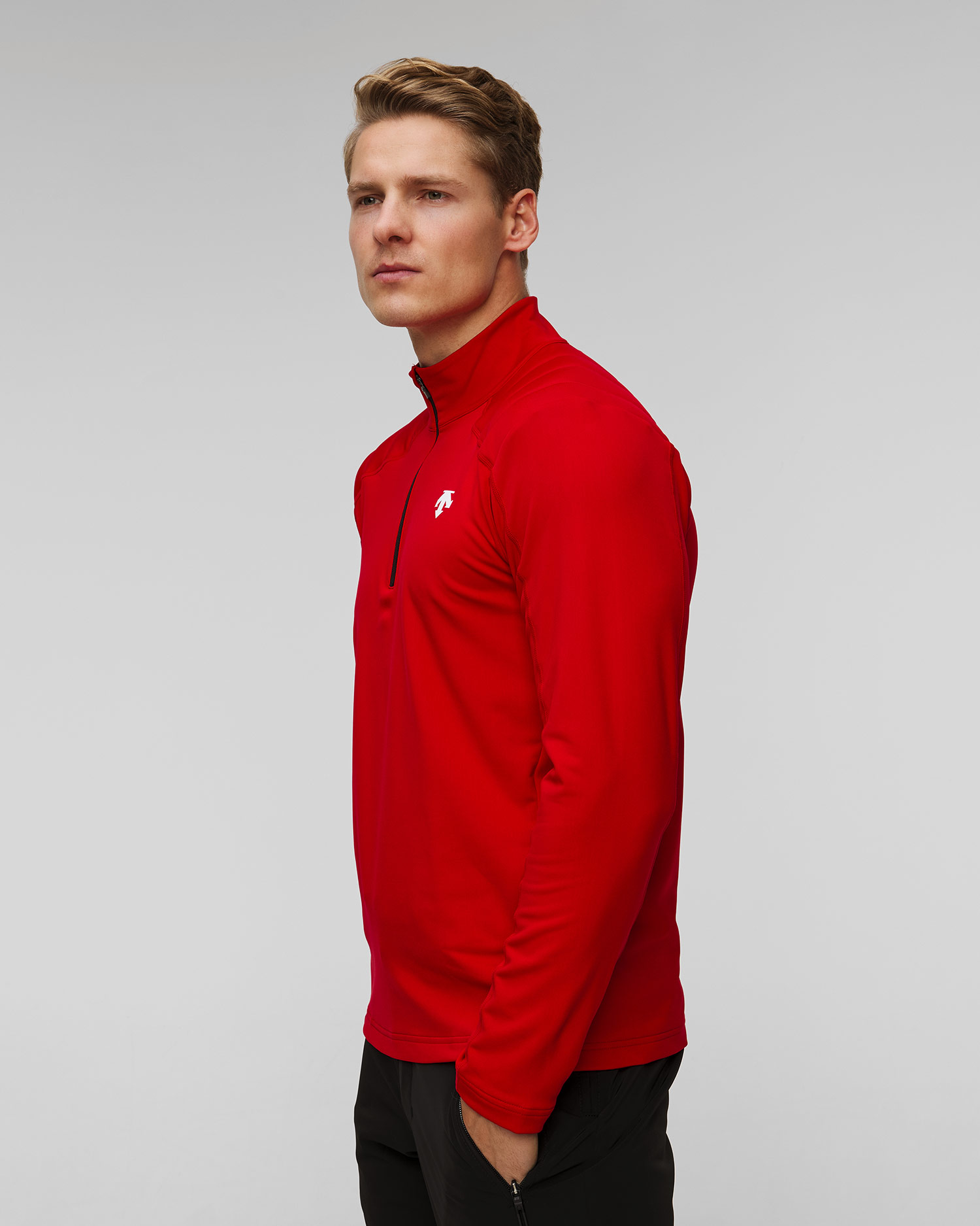 Golf męski na półzamek Descente Shoulder Trim