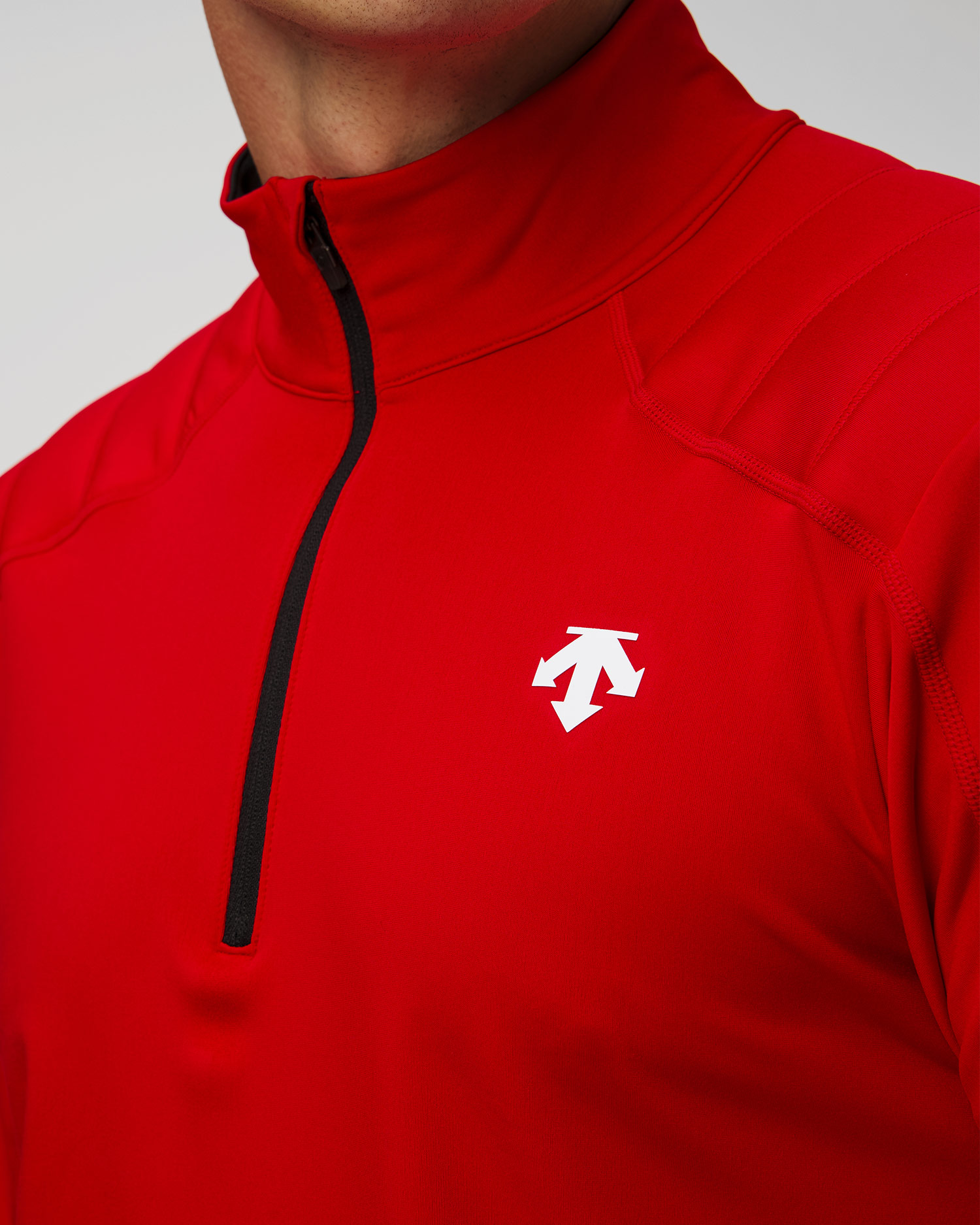 Golf męski na półzamek Descente Shoulder Trim