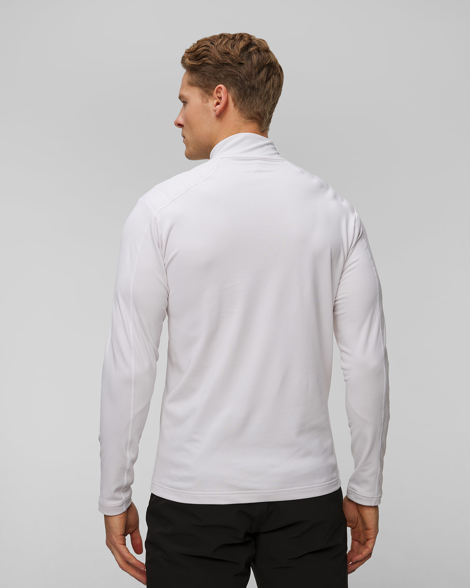 Descente Shoulder Trim Herren-Rollkragenpullover mit halbem Reißverschluss