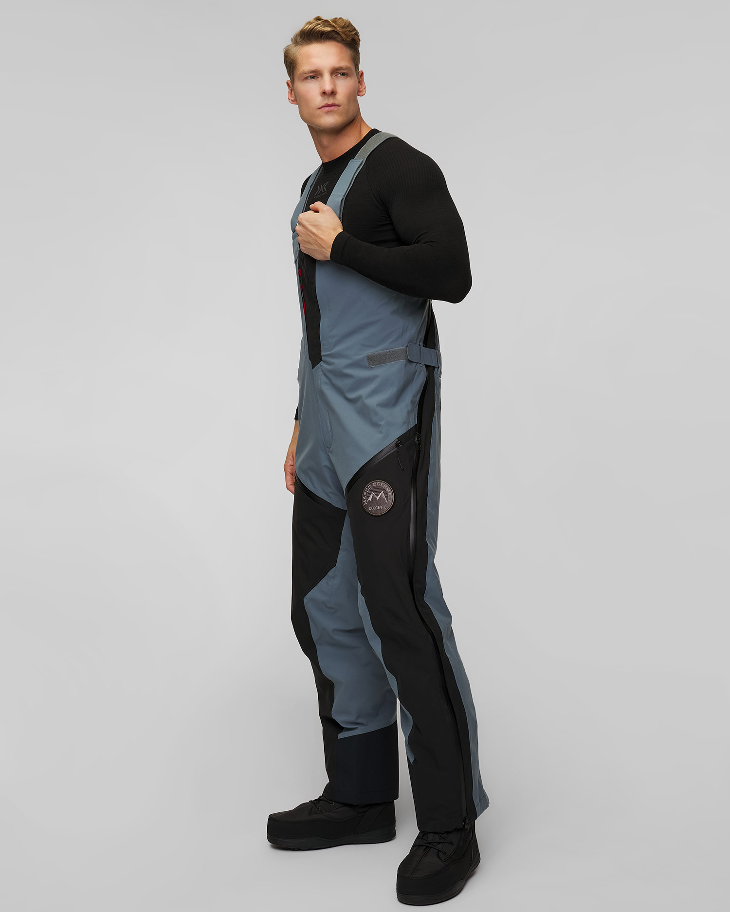 Spodnie narciarskie salopety męskie Descente x Marco Odermatt Bib Pants