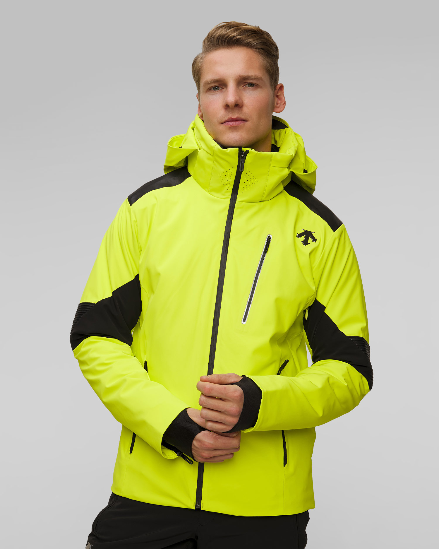 Kurtka narciraska męska Descente Leather Combo