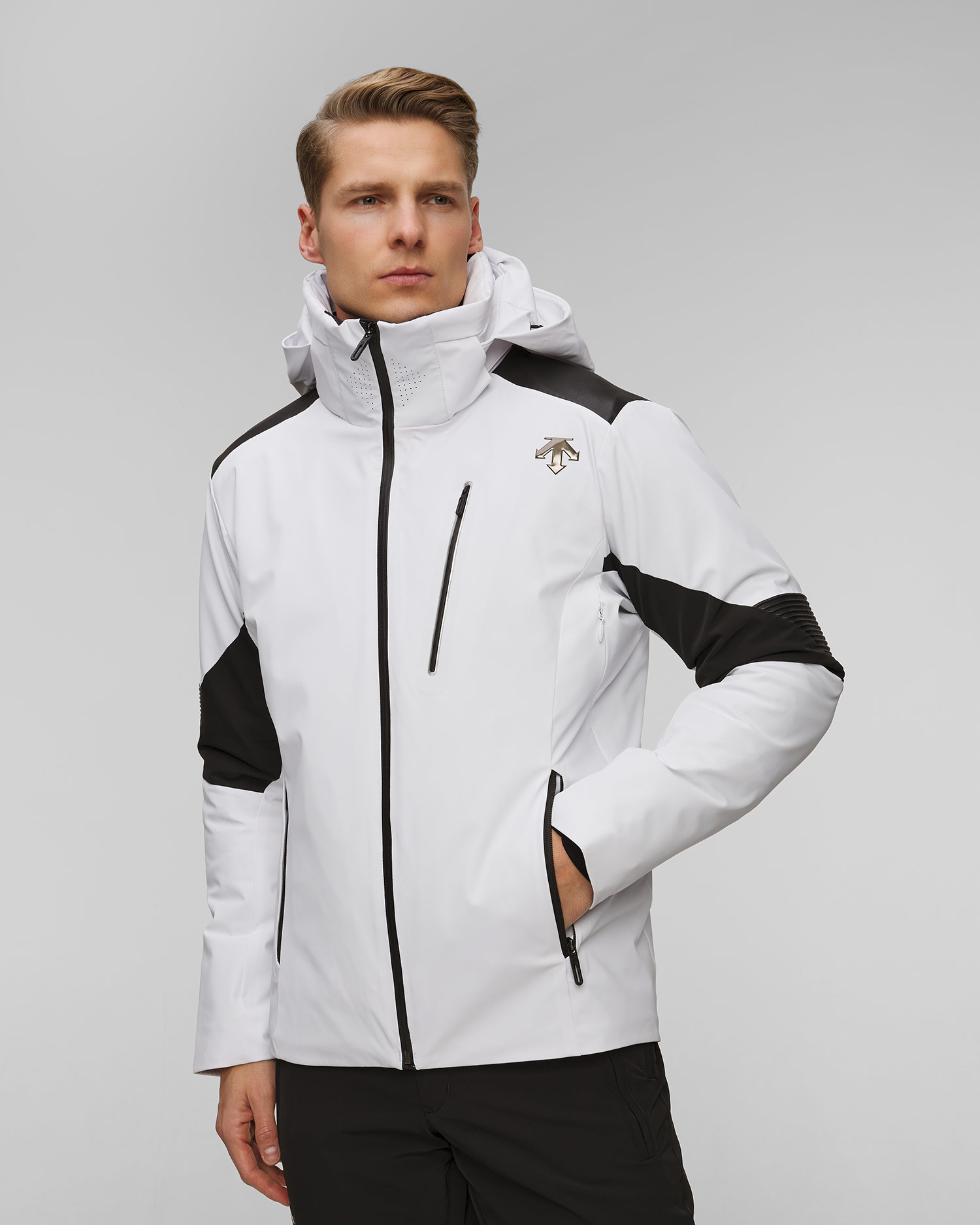 Kurtka narciarska męska Descente Leather Combo