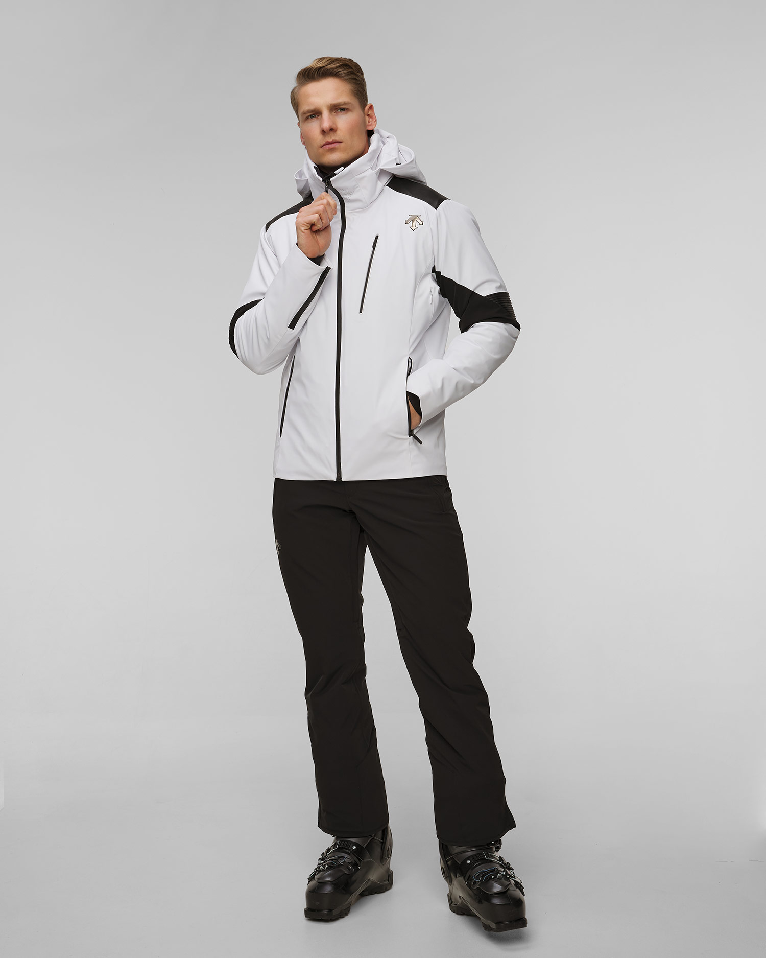 Kurtka narciarska męska Descente Leather Combo