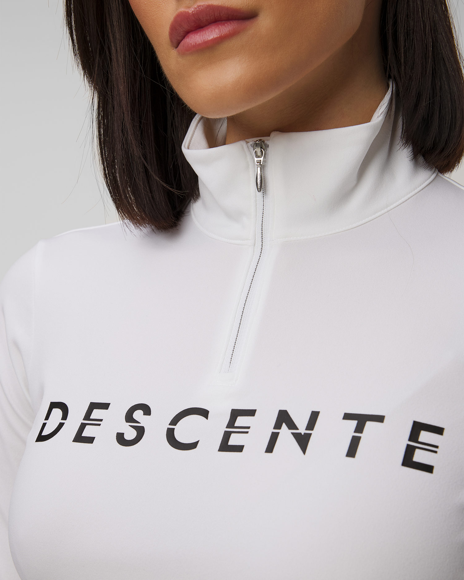 Descente Chest Logo Ski-Rollkragenpullover für Damen