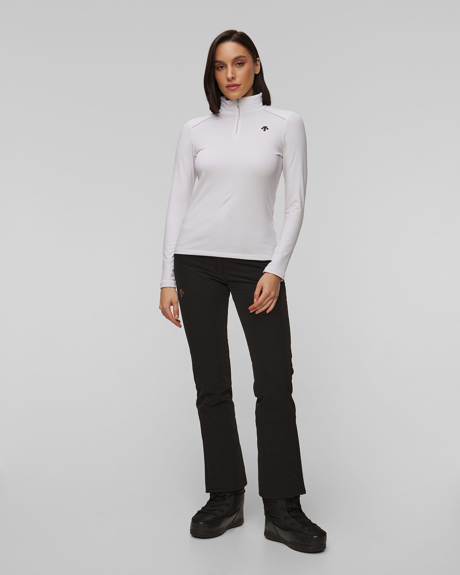 Descente Shoulder Trim amen-Rollkragenpullover mit Reißverschluss