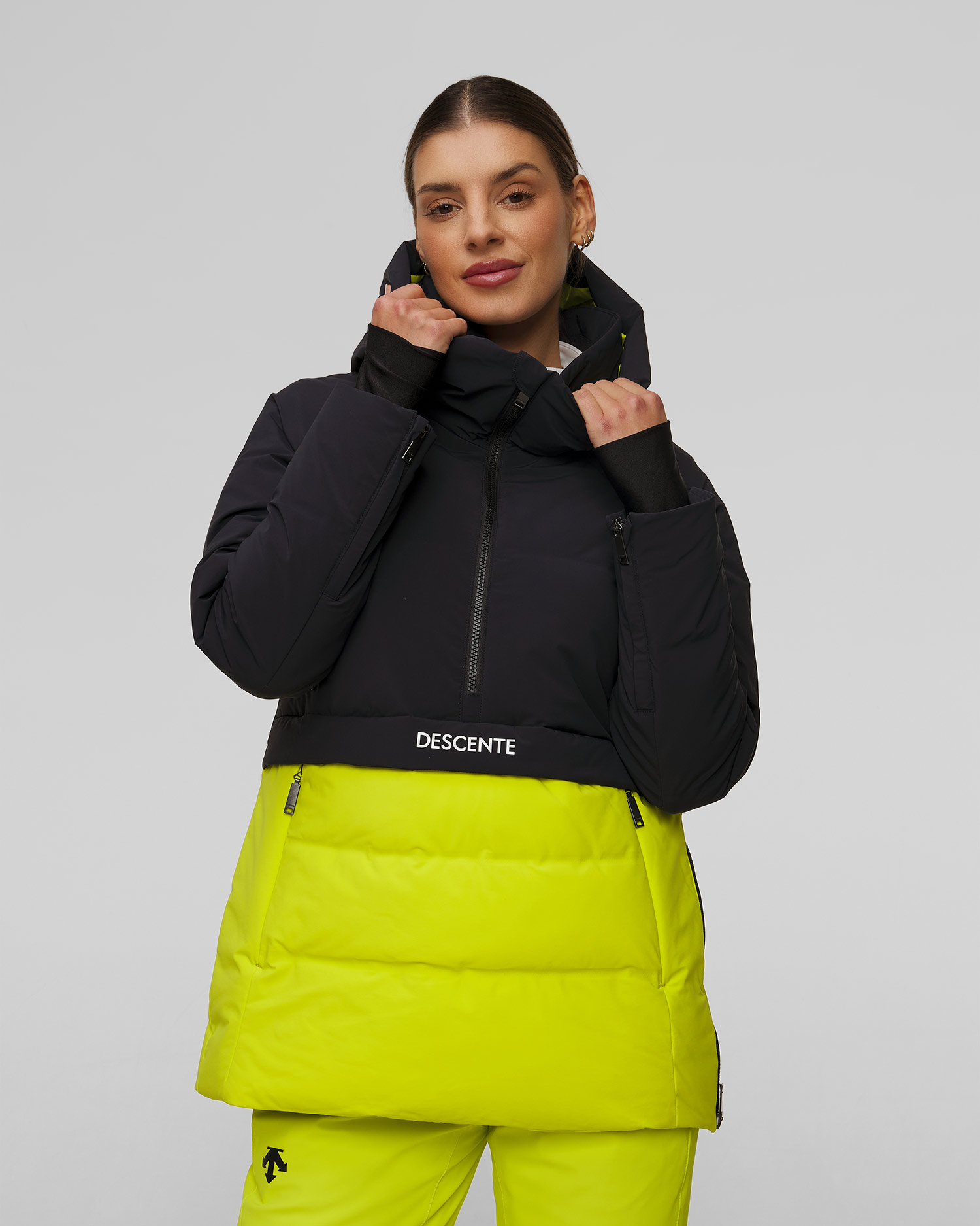 Anorak narciarski puchowy damski Descente