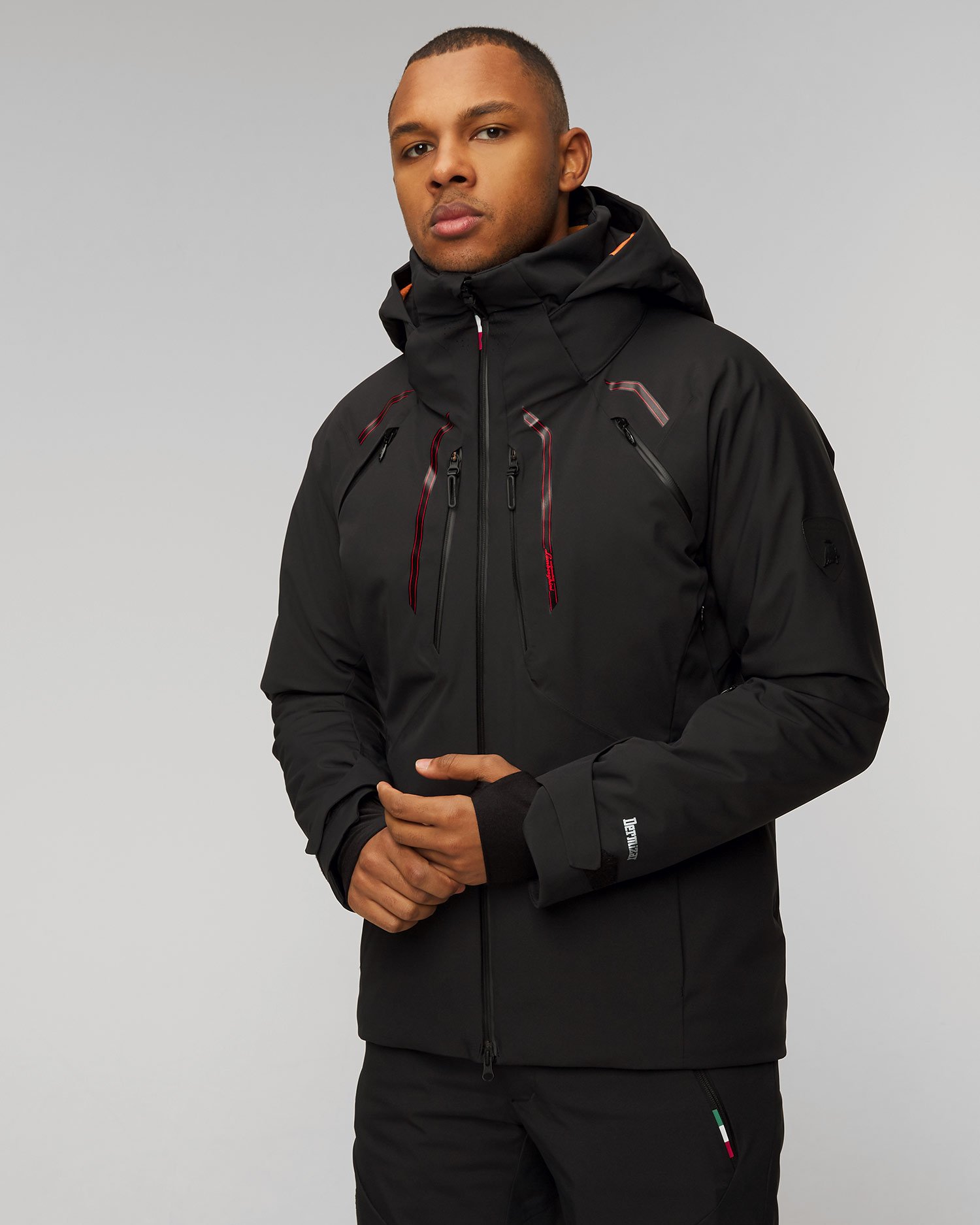 Sous-vêtements de ski respirants pour homme - Premium Noir Noir