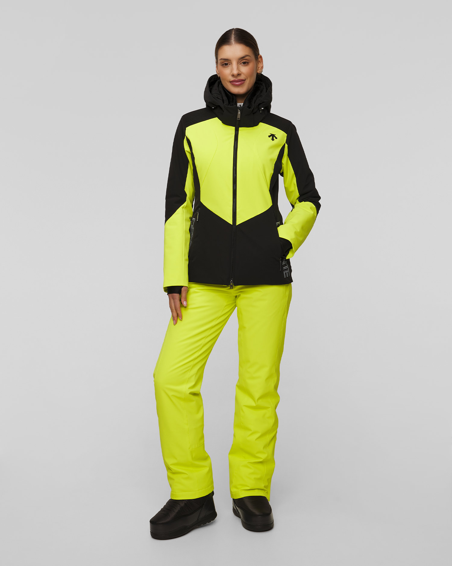 Giacca da sci da donna Descente Shoulder Shirring