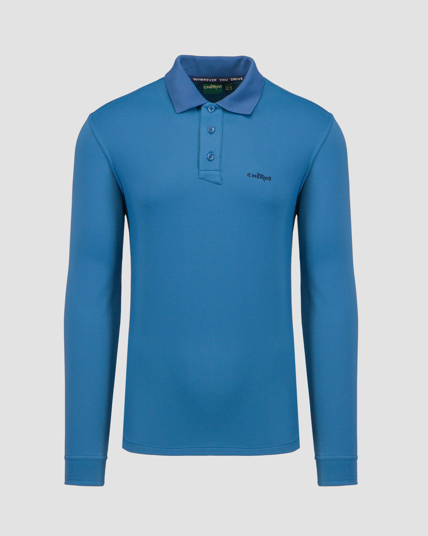 Men's polo with long sleeves Chervo Anguy