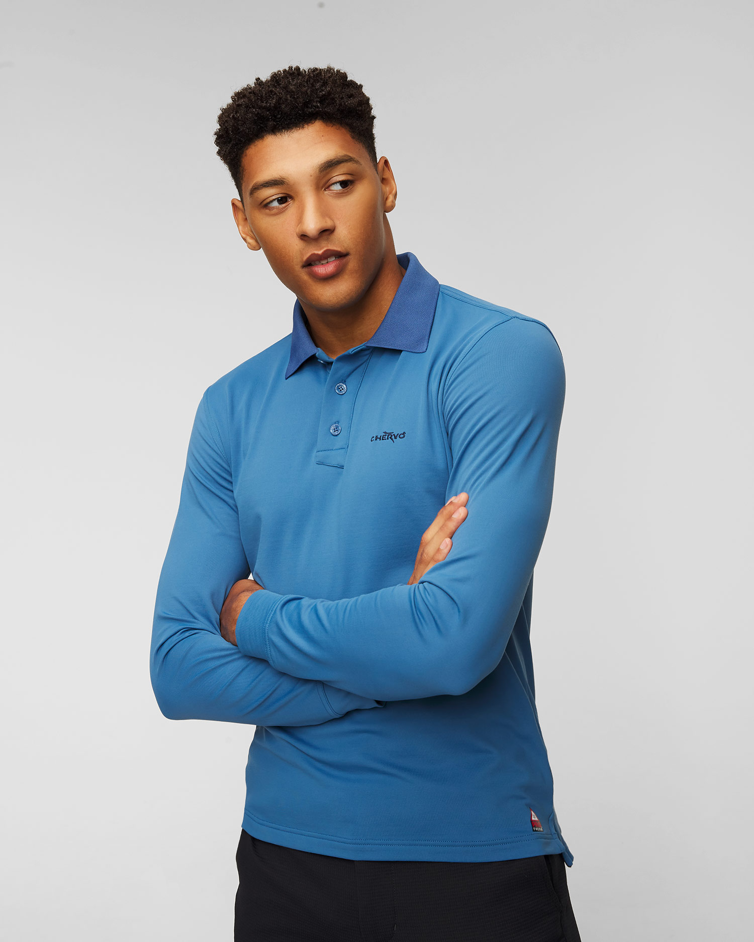 Polo à manches longues pour hommes Chervo Anguy
