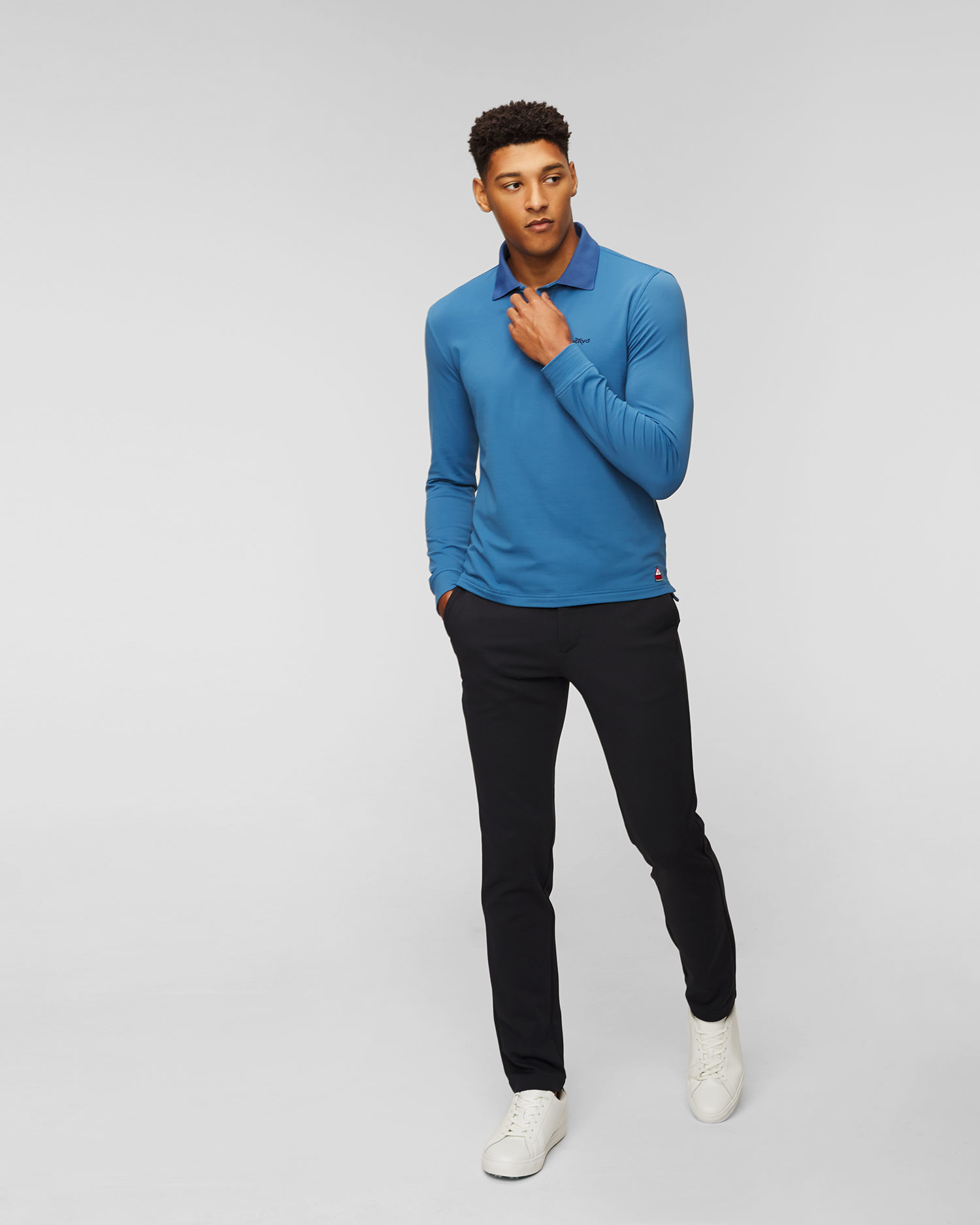 Polo à manches longues pour hommes Chervo Anguy