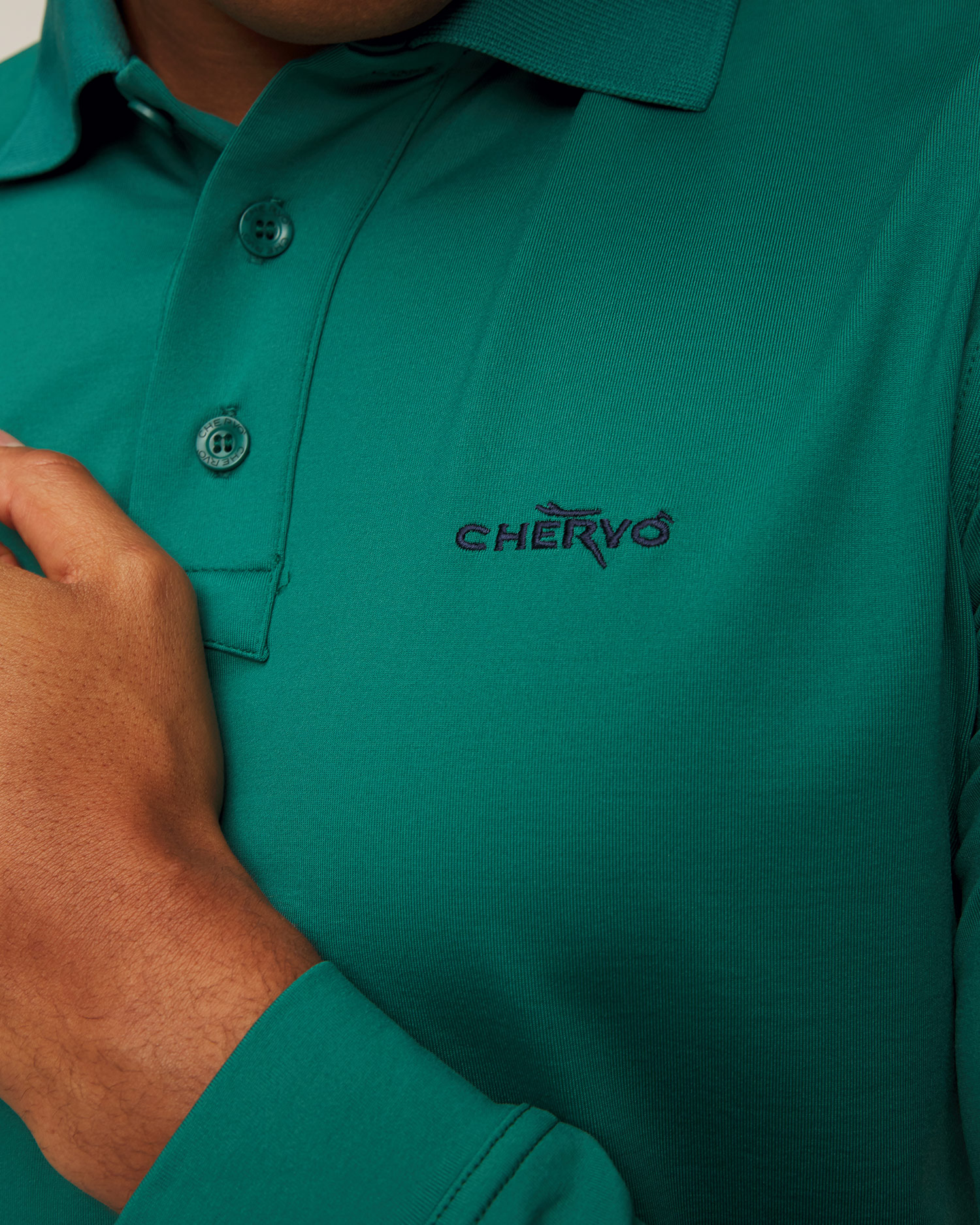 Pánska polokošeľa s dlhým rukávom Chervo Anguy