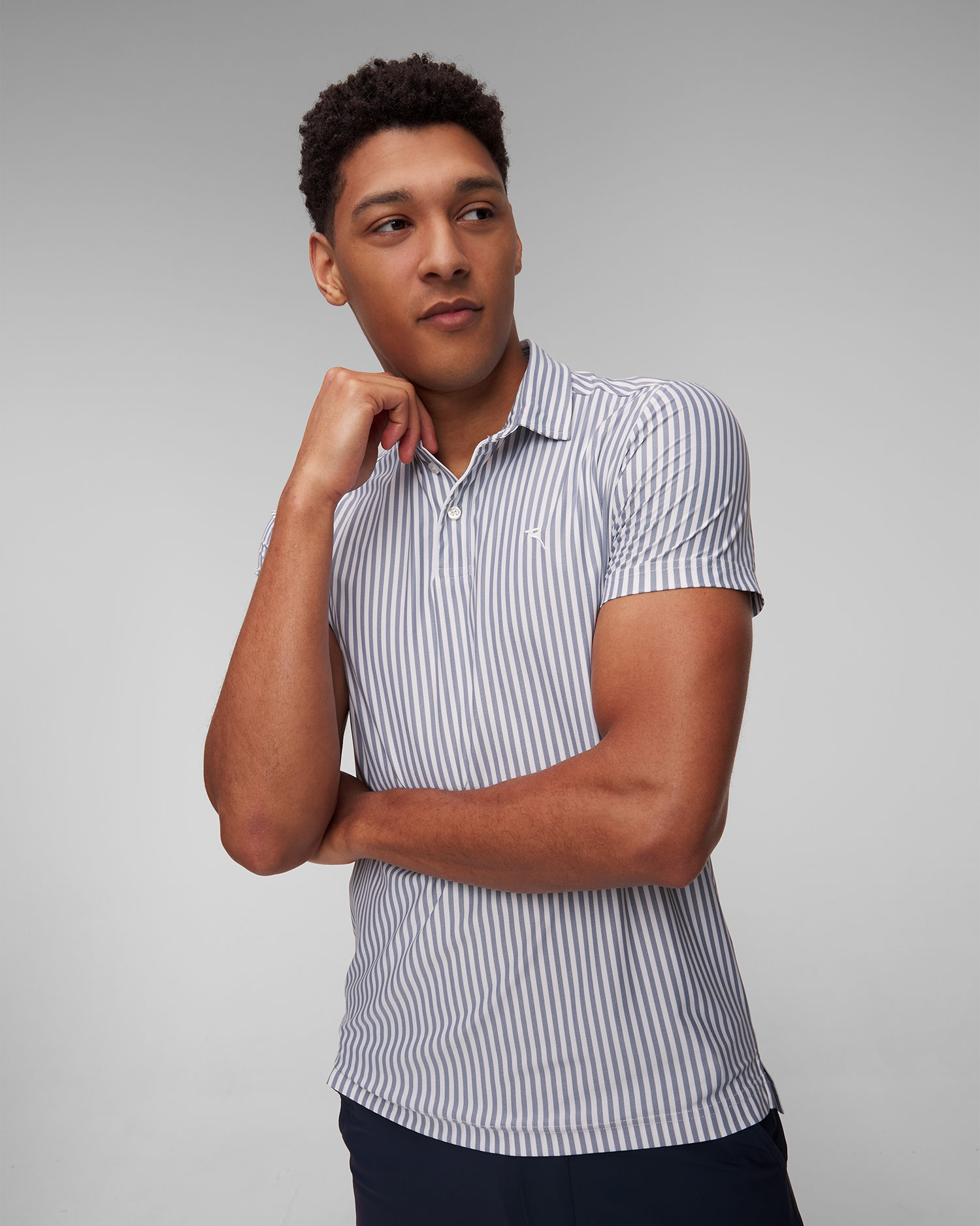 Pánská polokošile Chervo Aya, Barva/Vzor: Biały,Niebieski,Print