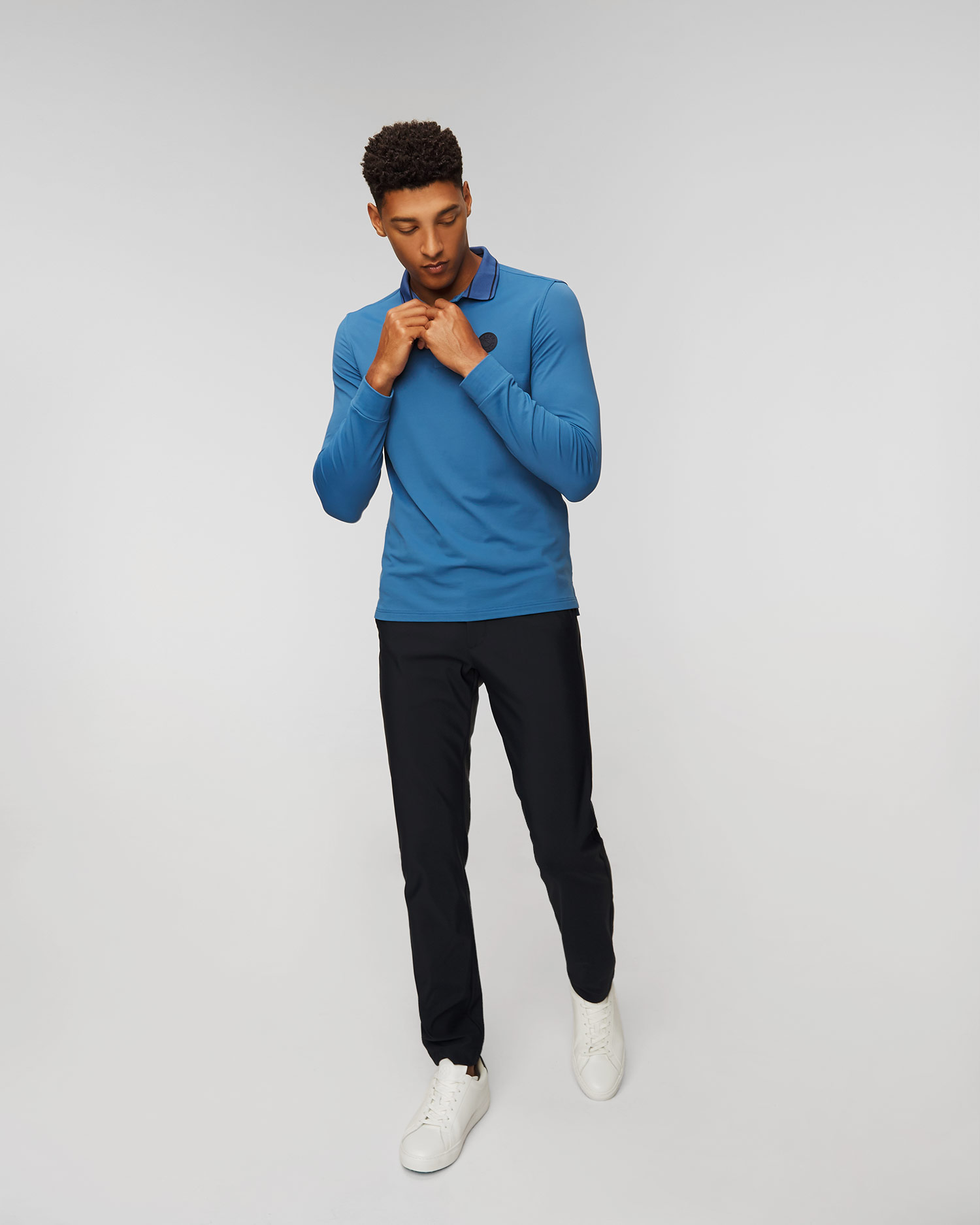 Pánska polo košeľa s dlhým rukávom Chervo Annuncio