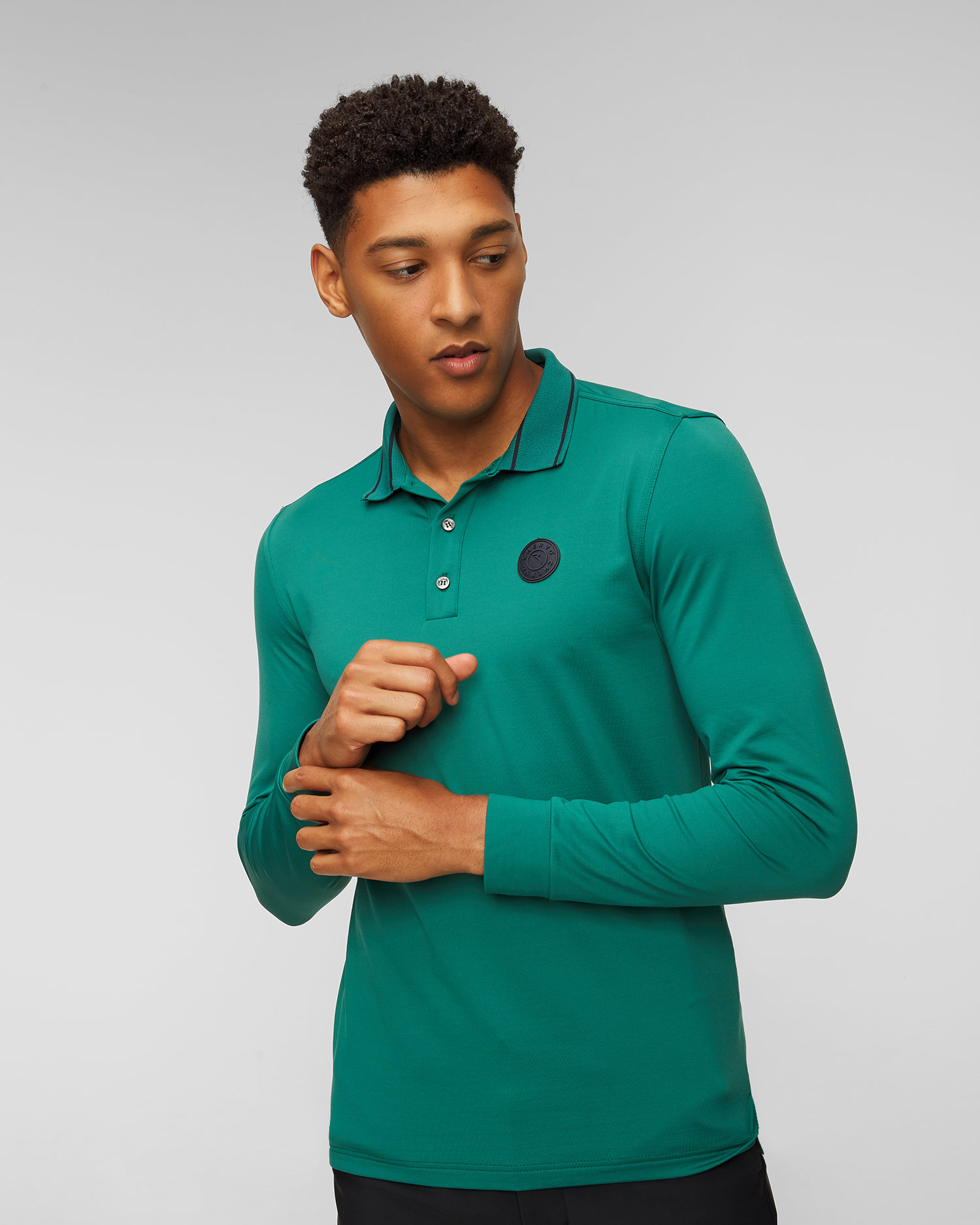 Men's polo with long sleeves Chervo Annuncio