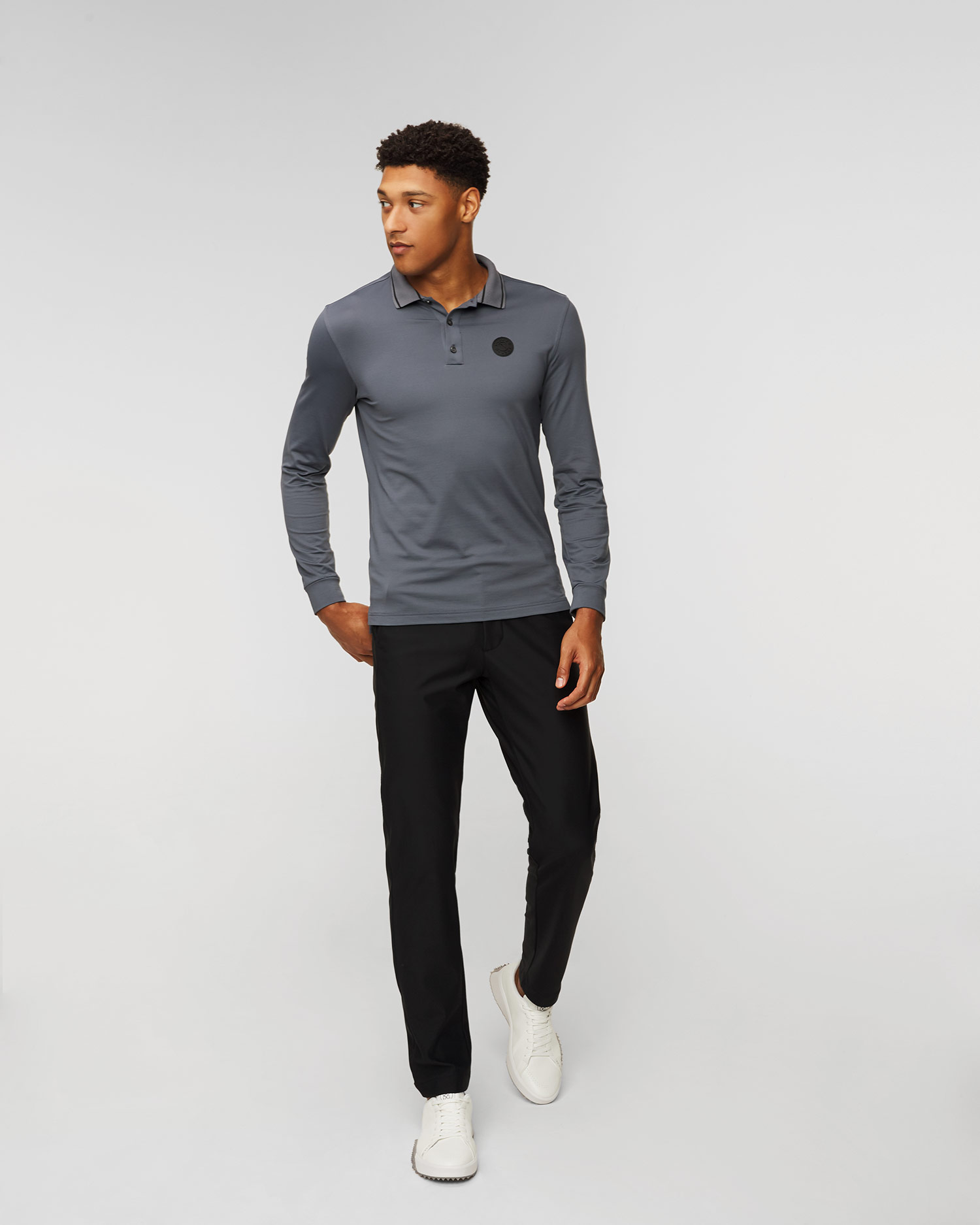 Polo à manches longues pour hommes Chervo Annuncio