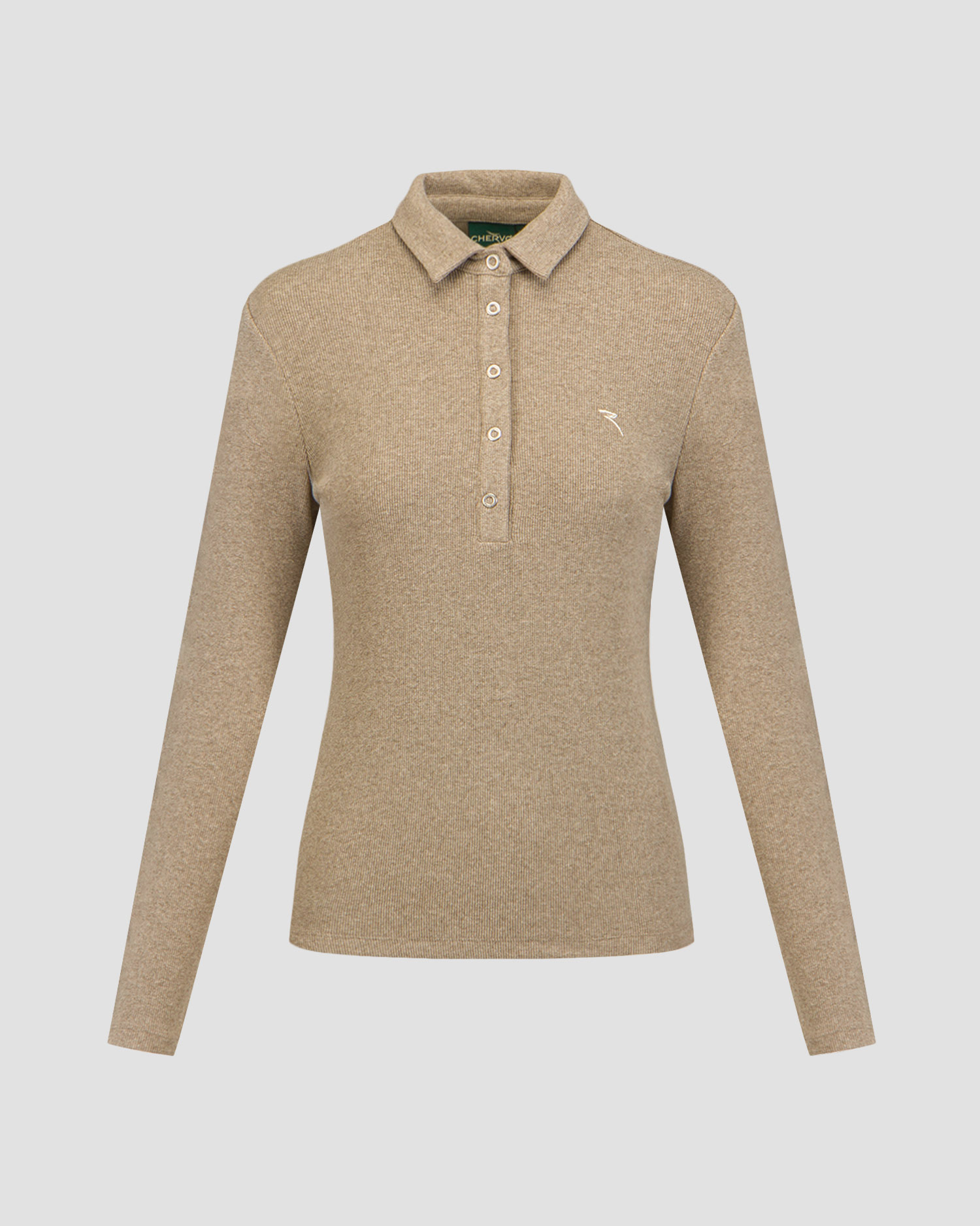 Women's polo with long sleeves Chervo Avene