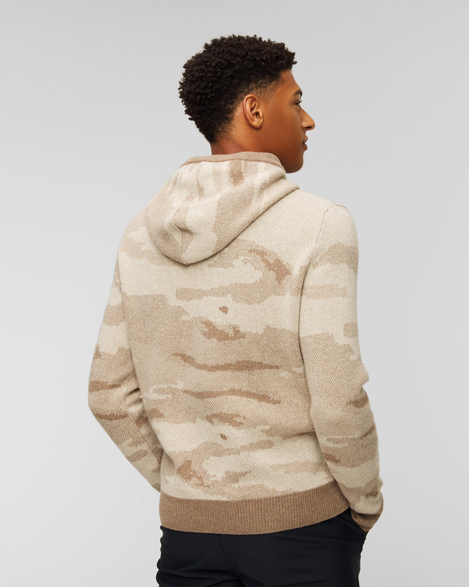 Vlnený sveter s kapucňou Chervo Nuovo