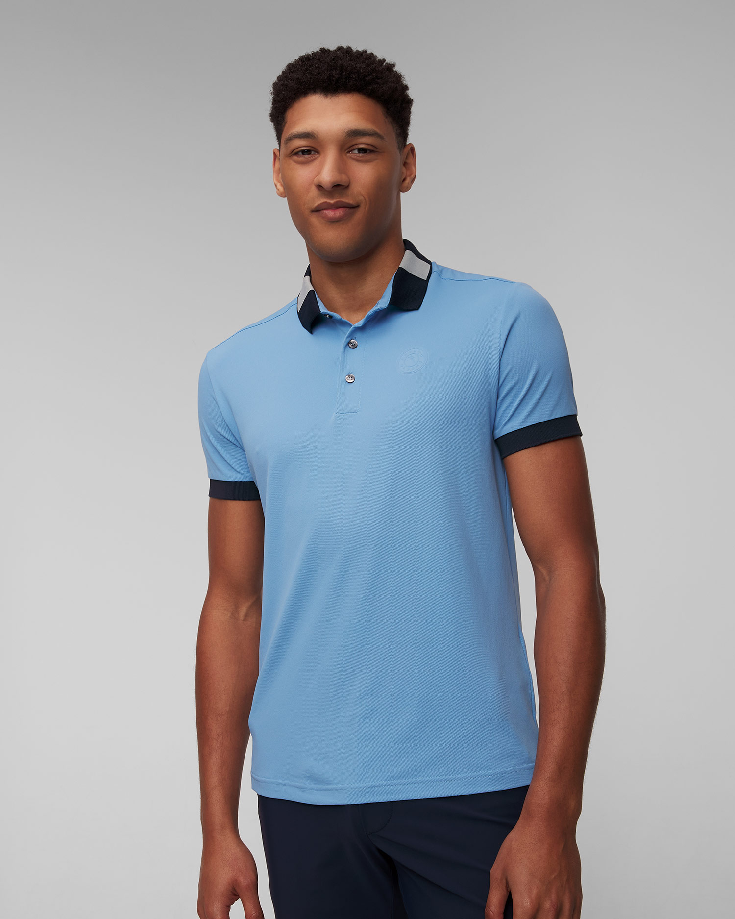 Pánská polokošile Chervo Artist, Barva/Vzor: Niebieski