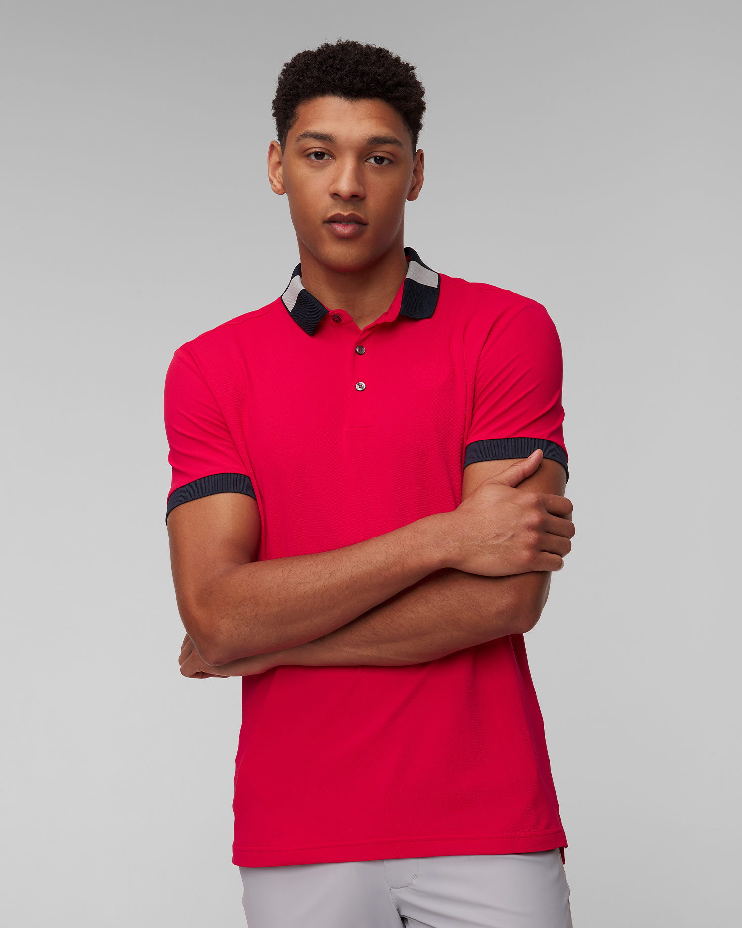 Pánská polokošile Chervo Artist, Barva/Vzor: Czerwony