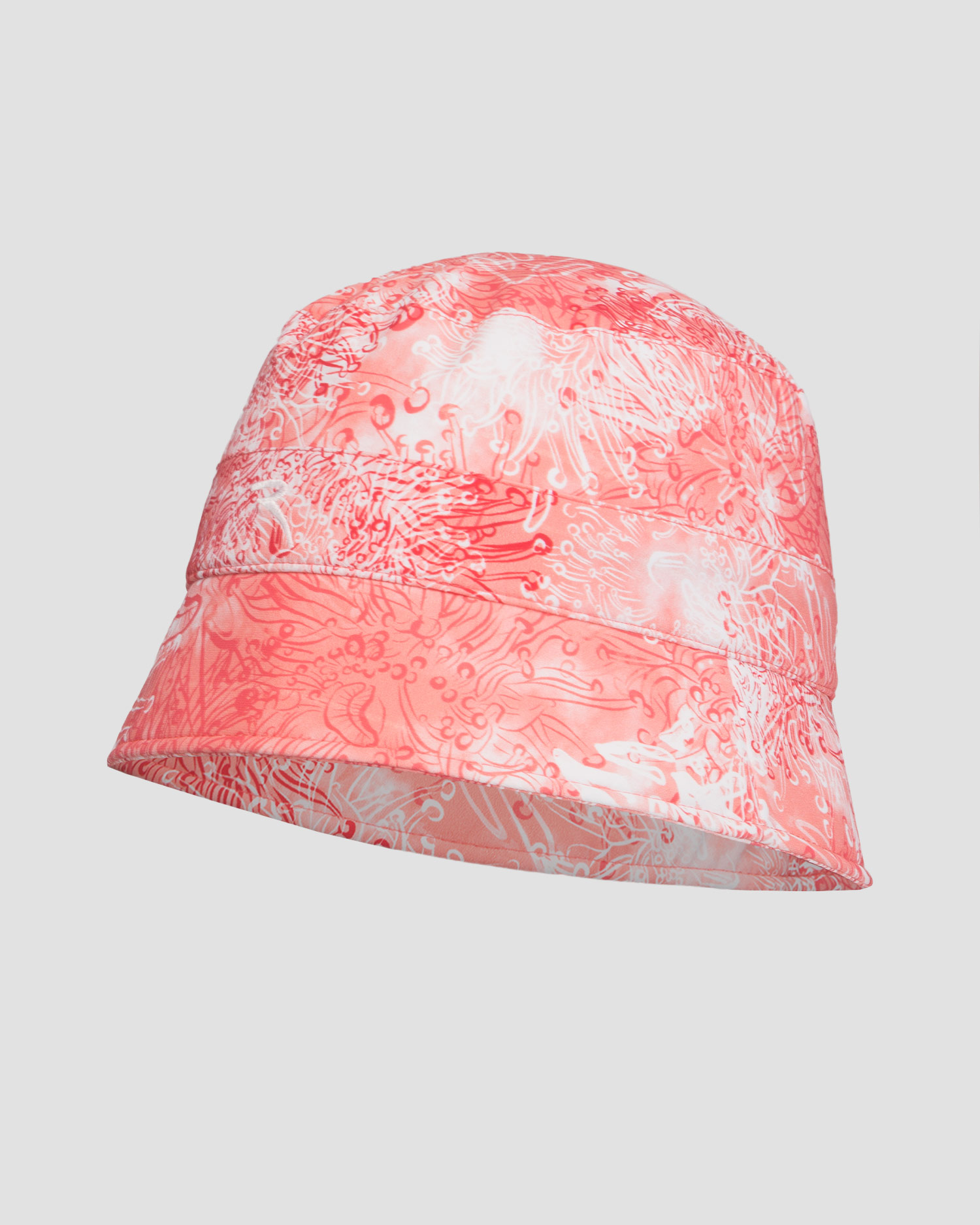 Kapelusz kubełkowy Chervo Wolley, Kolor/Wzór: Czerwony,Print