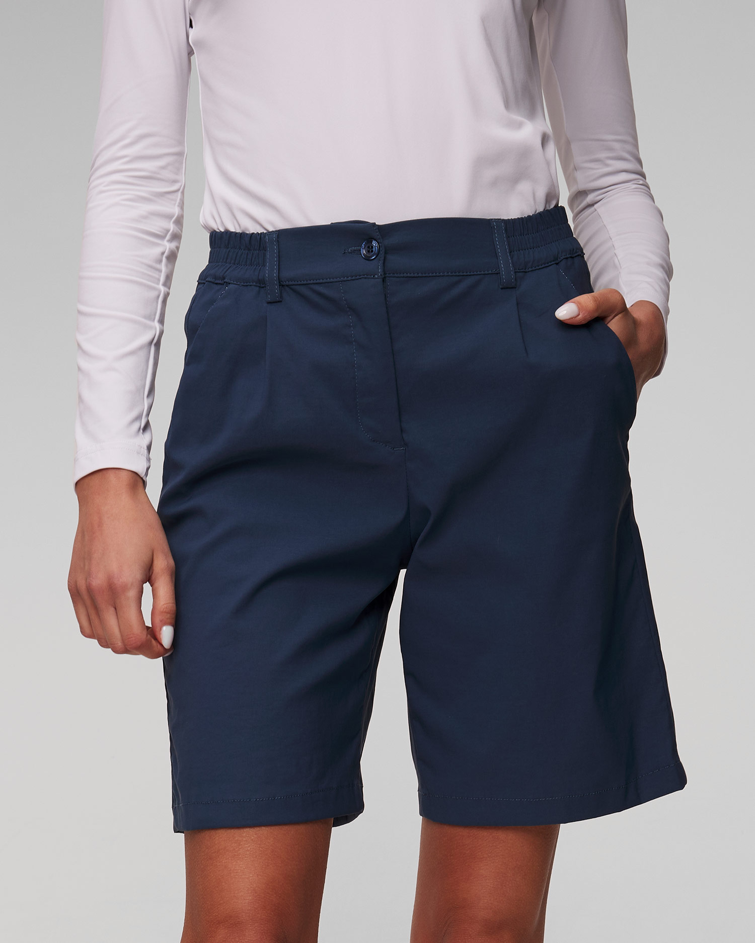 Short bermuda bleu pour femmes Chervo Ganzo 
