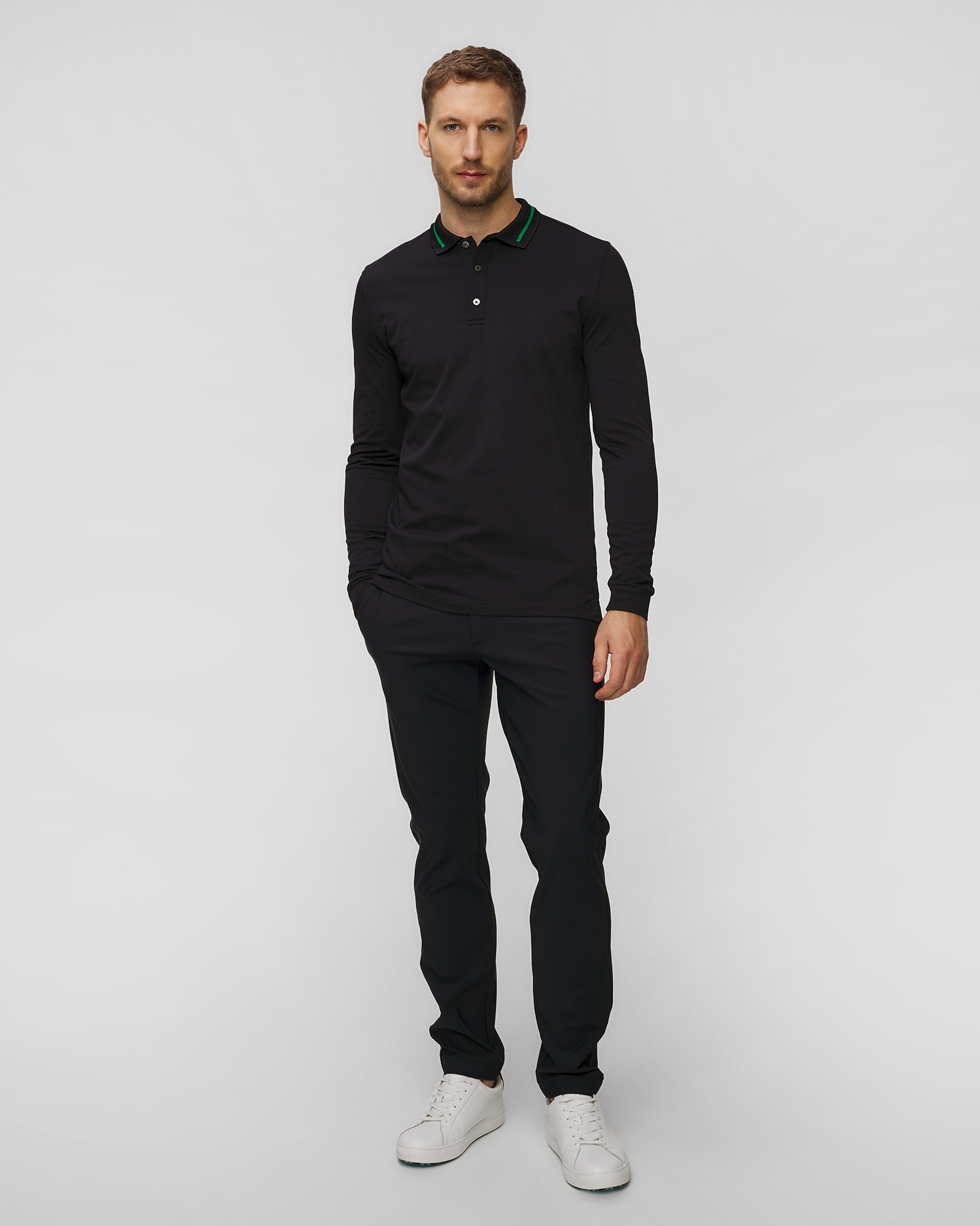 Men's long sleeve polo Chervo Abbazia
